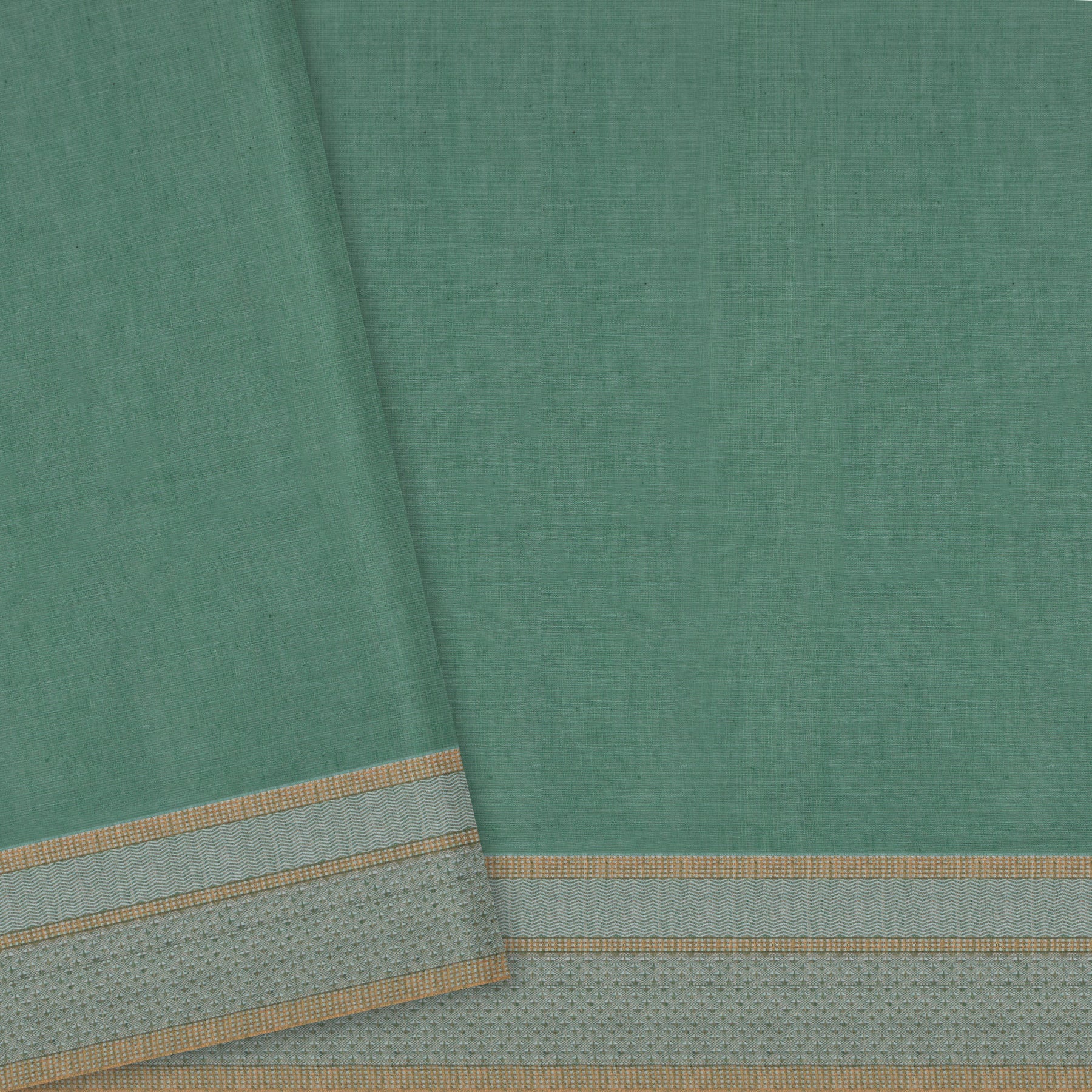 Pradeep Pillai Silk/Cotton Sari 25-008-HS005-00366 - Blouse View