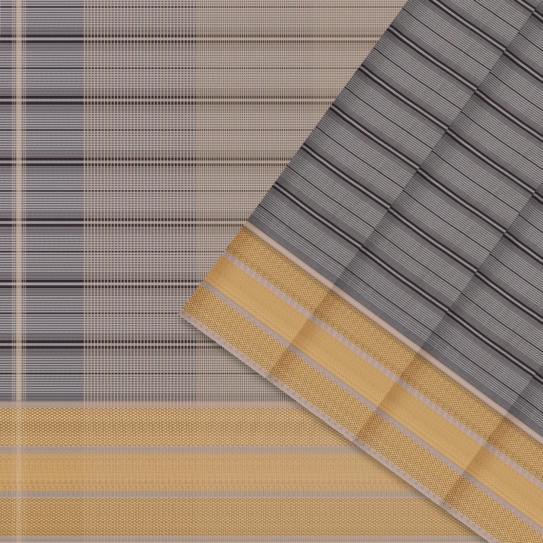 Pradeep Pillai Silk/Cotton Sari 25-008-HS005-00478 - Cover View