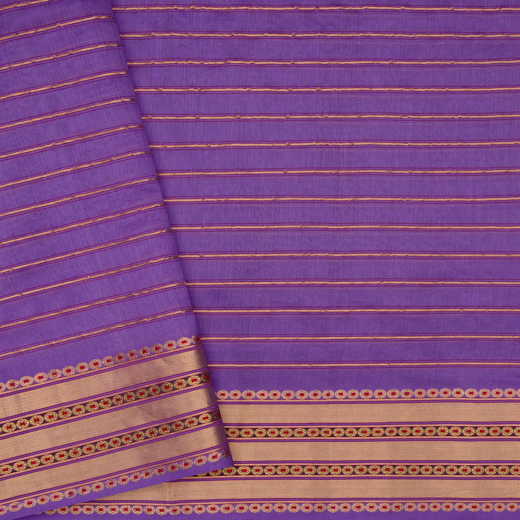 Pradeep Pillai Chanderi Silk/Cotton Sari 25-008-HS005-00584 - Blouse View