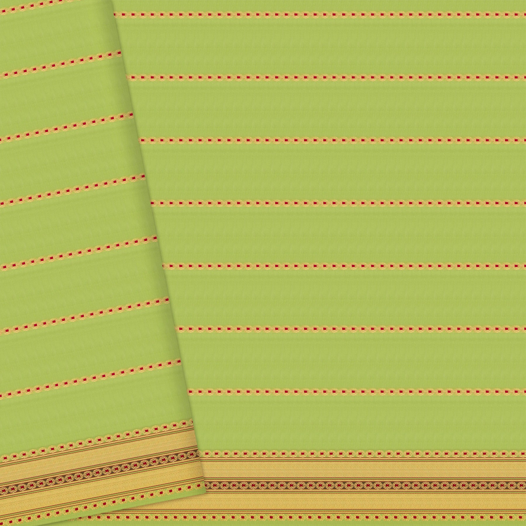 Pradeep Pillai Chanderi Silk/Cotton Sari 25-008-HS005-00628 - Blouse View