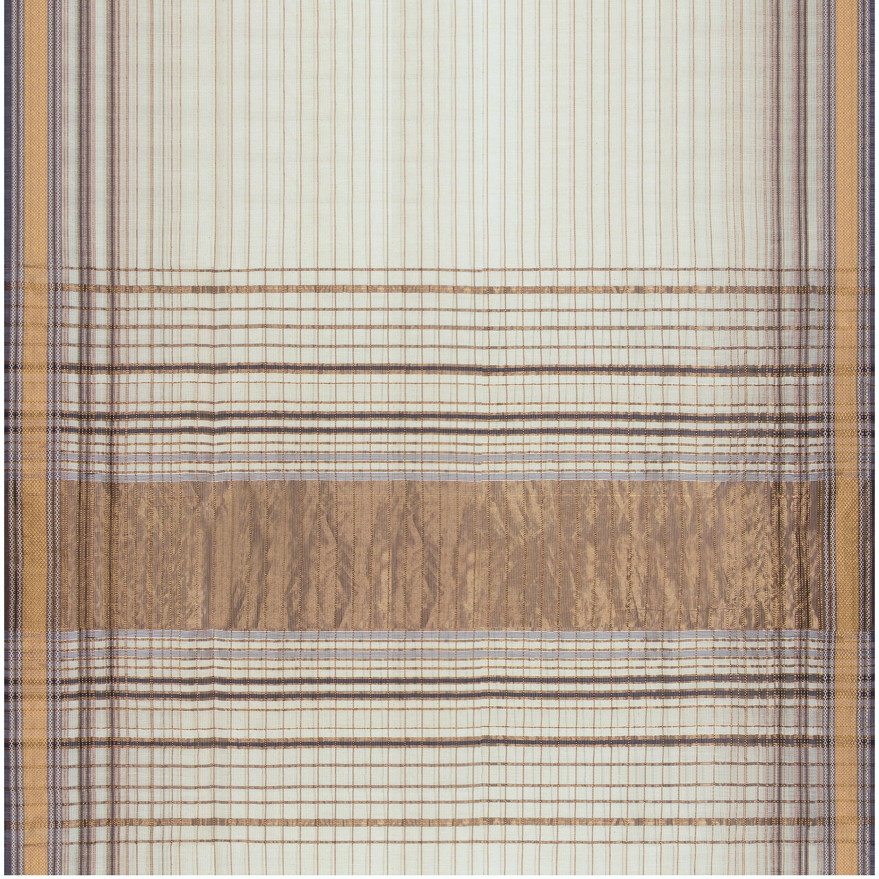 Pradeep Pillai Silk/Cotton Sari 25-008-HS005-00657 - Full View