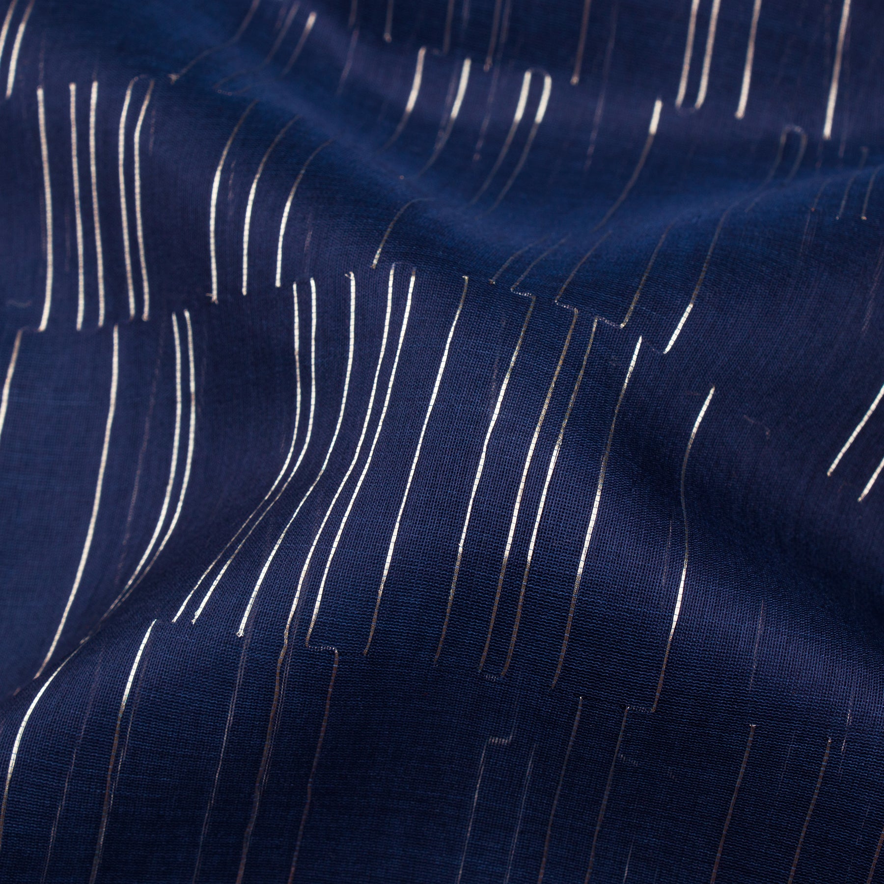 Pradeep Pillai Chanderi Silk/Cotton Sari 25-008-HS005-00699 - Fabric View