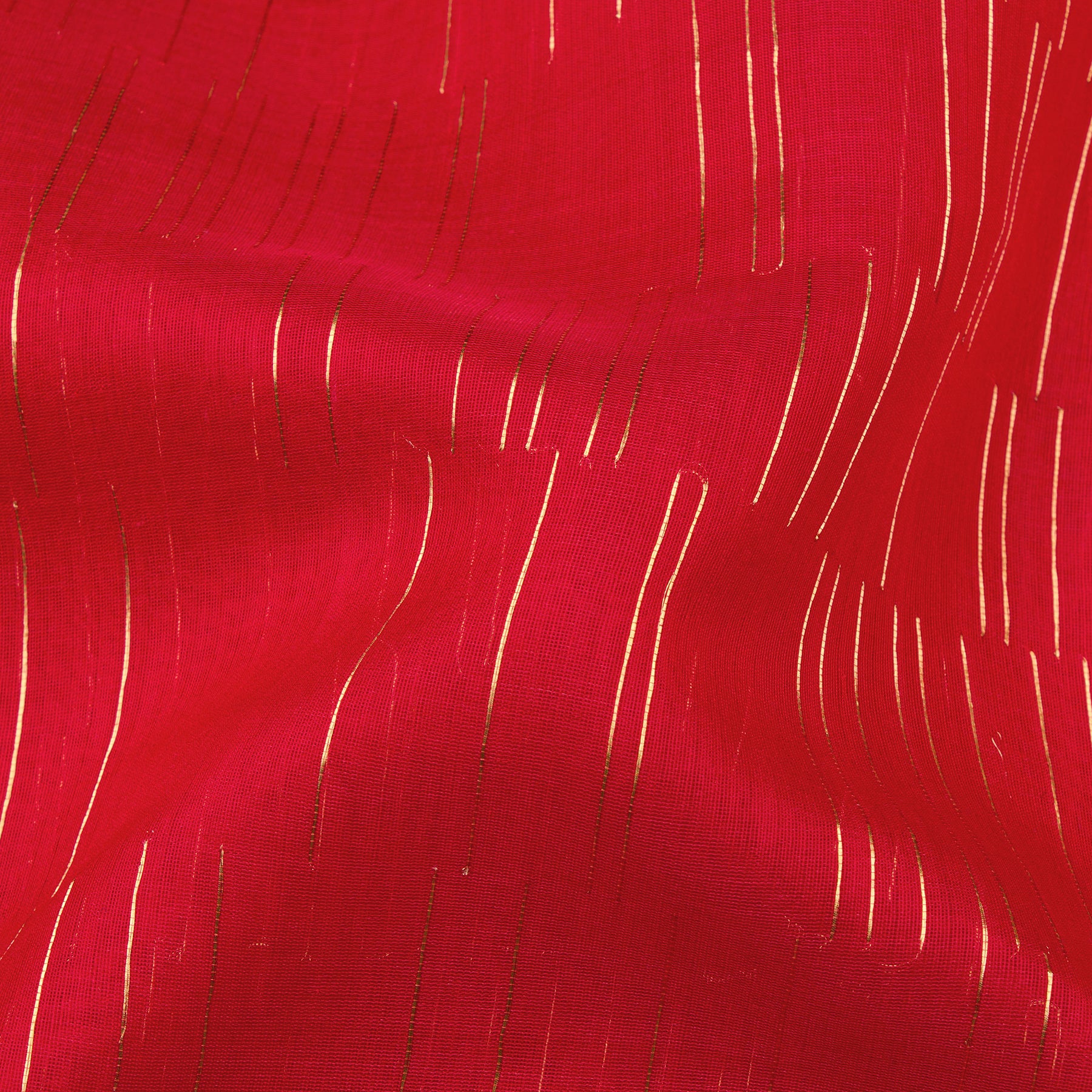 Pradeep Pillai Chanderi Silk/Cotton Sari 25-008-HS005-00700 - Fabric View