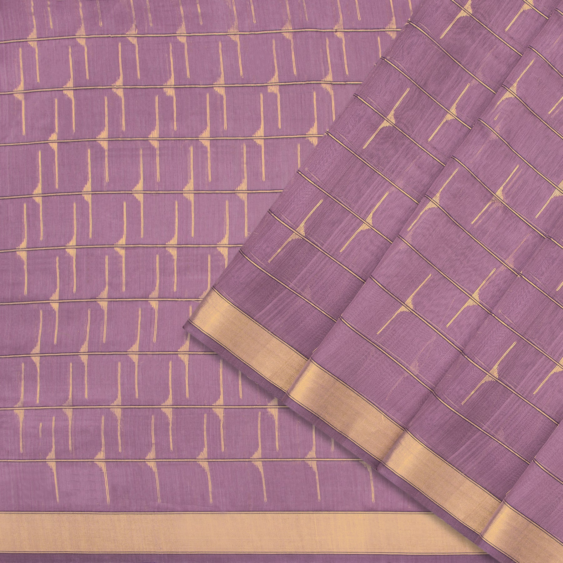 Pradeep Pillai Chanderi Silk/Cotton Sari 25-008-HS005-00703 - Cover View