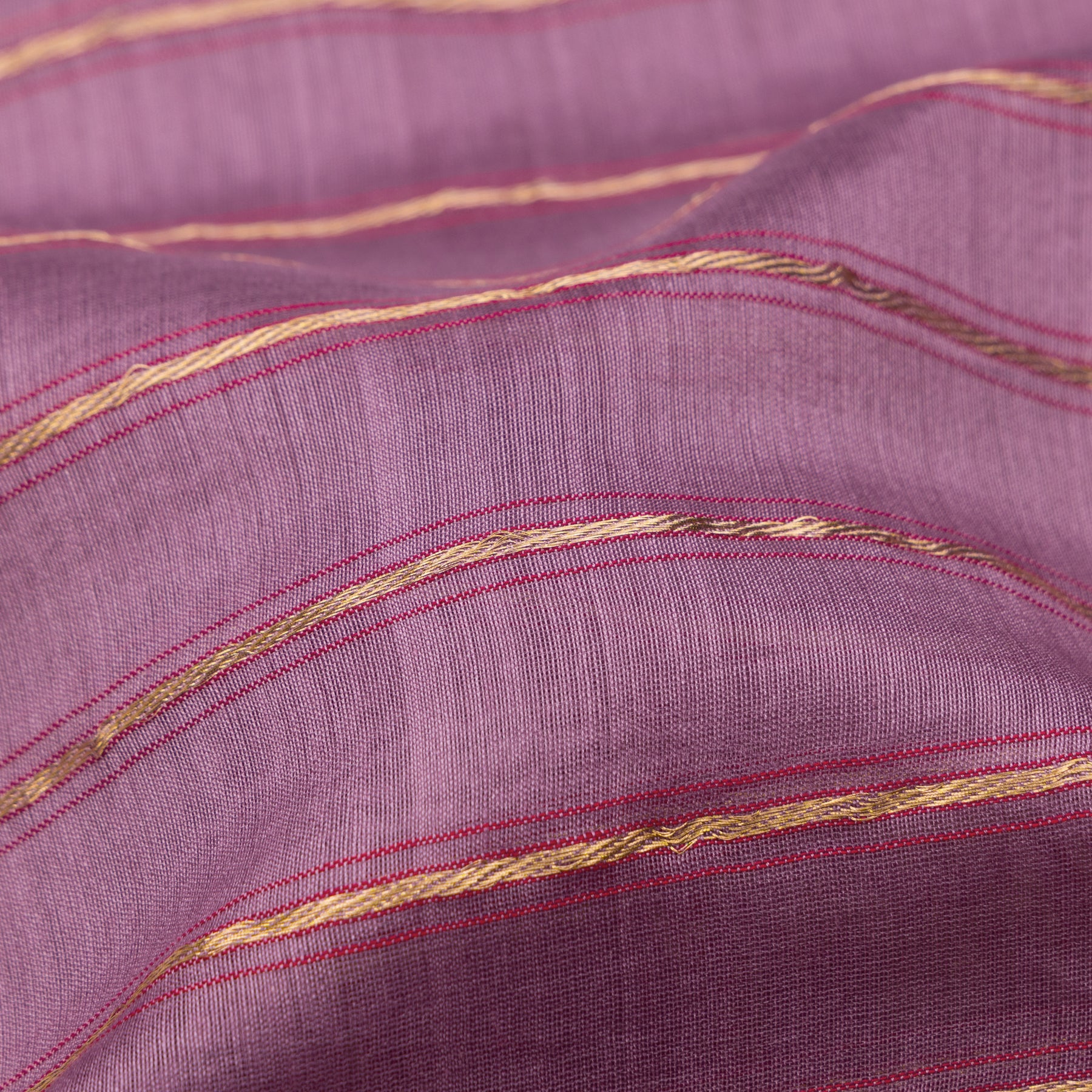 Pradeep Pillai Chanderi Silk/Cotton Sari 25-008-HS005-00710 - Fabric View