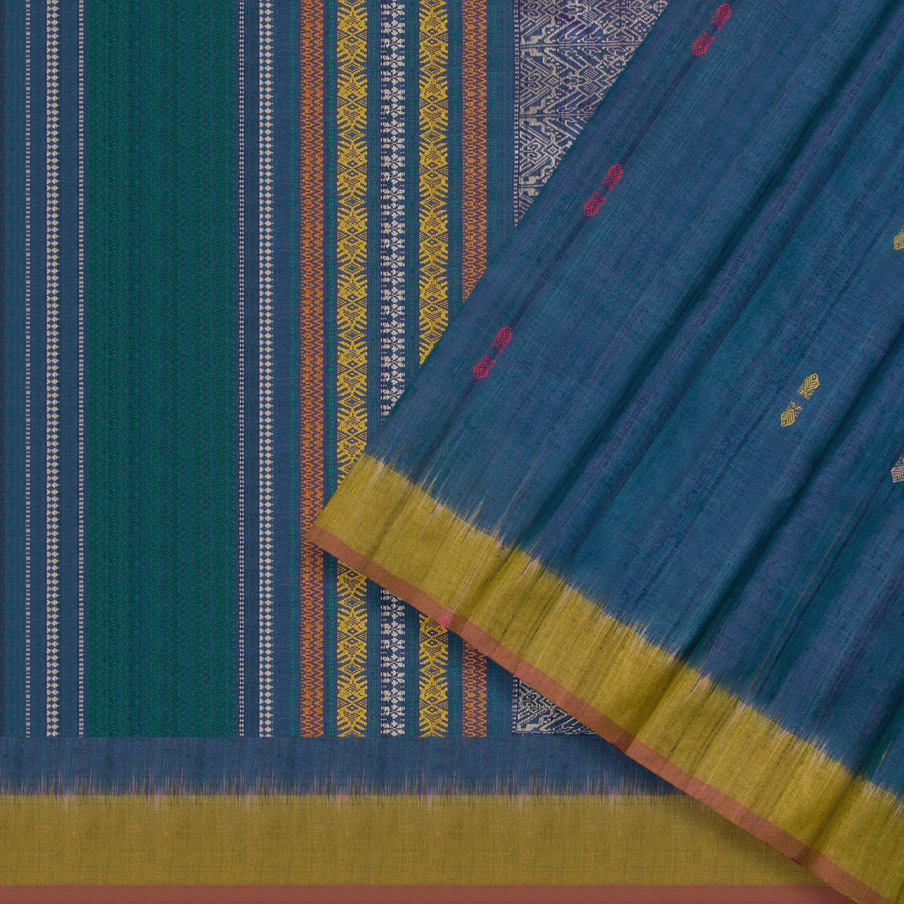 Vani Vrtti Tussore Silk Sari 25-015-HS002-00187 - Cover View