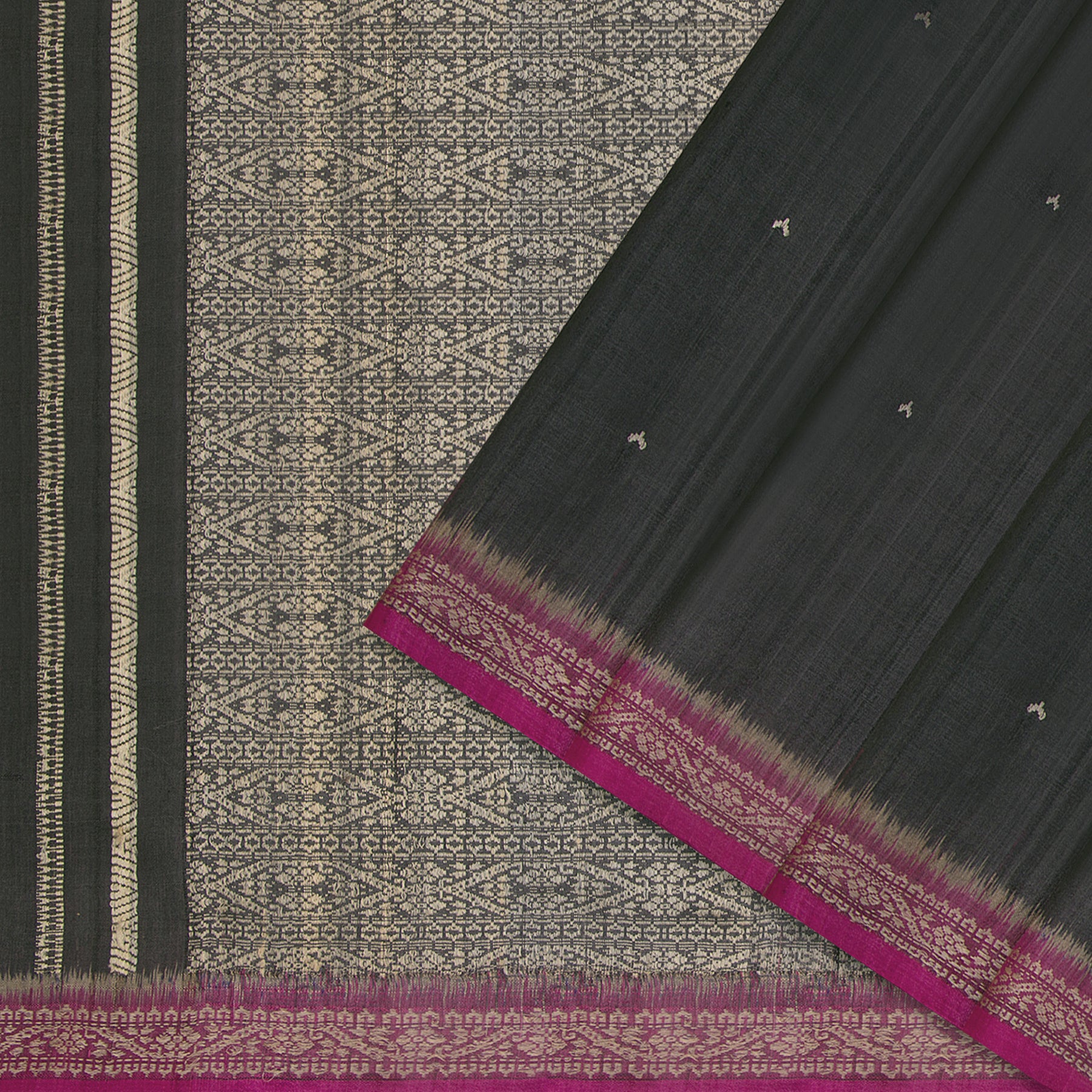 Vani Vrtti Tussore Silk Sari 25-015-HS002-00194 - Cover View