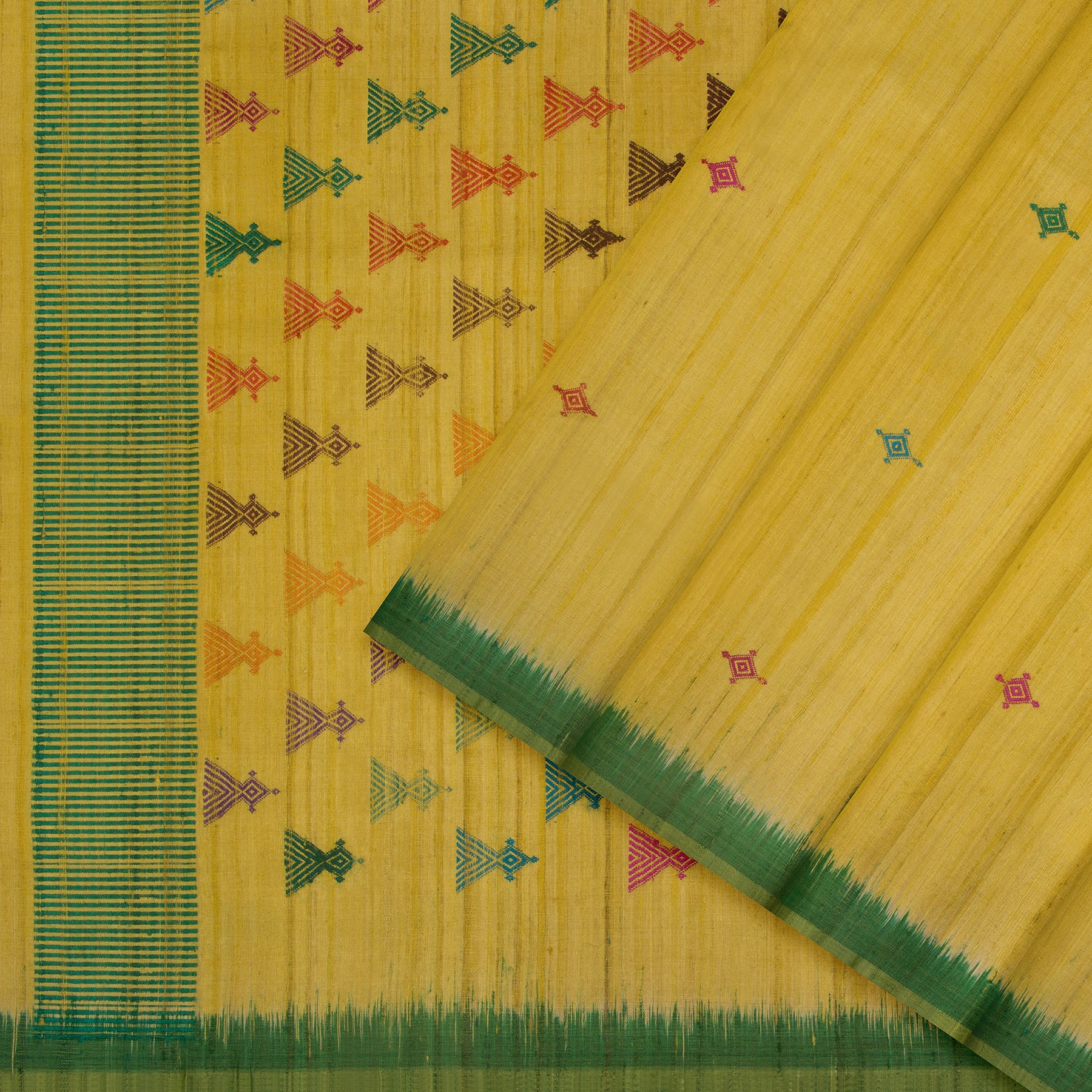 Vani Vrtti Tussore Silk Sari 25-015-HS002-00198 - Cover View