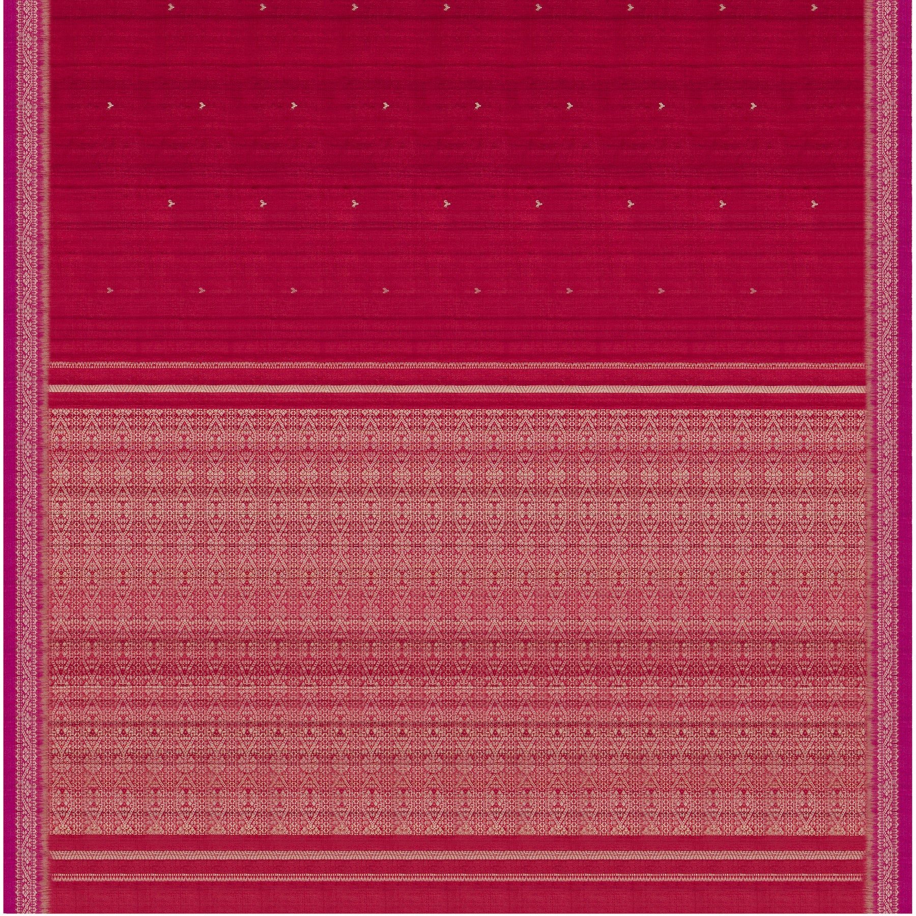 Vani Vrtti Tussore Silk Sari 25-015-HS002-00199 - Full View