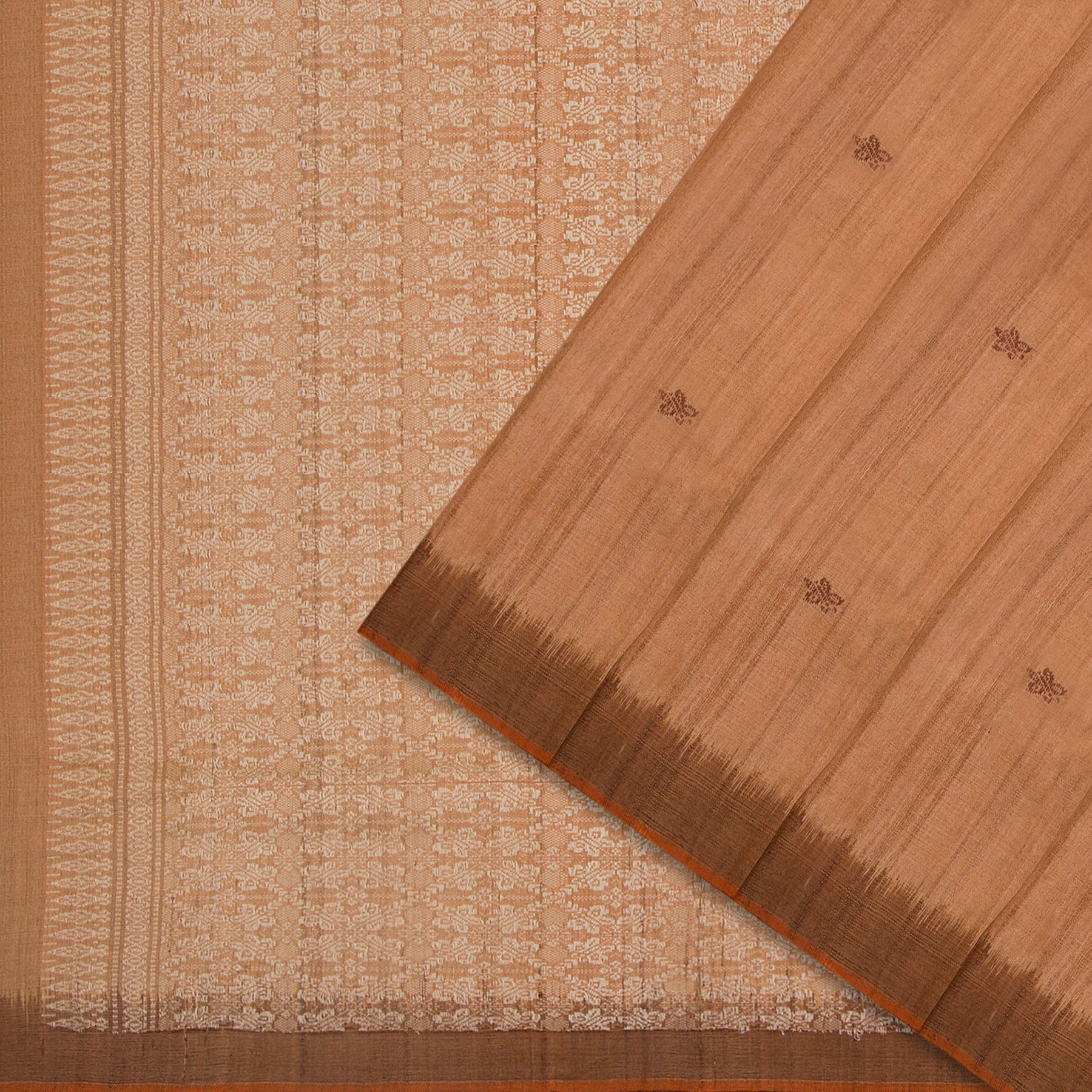 Vani Vrtti Tussore Silk Sari 25-015-HS002-00204 - Cover View