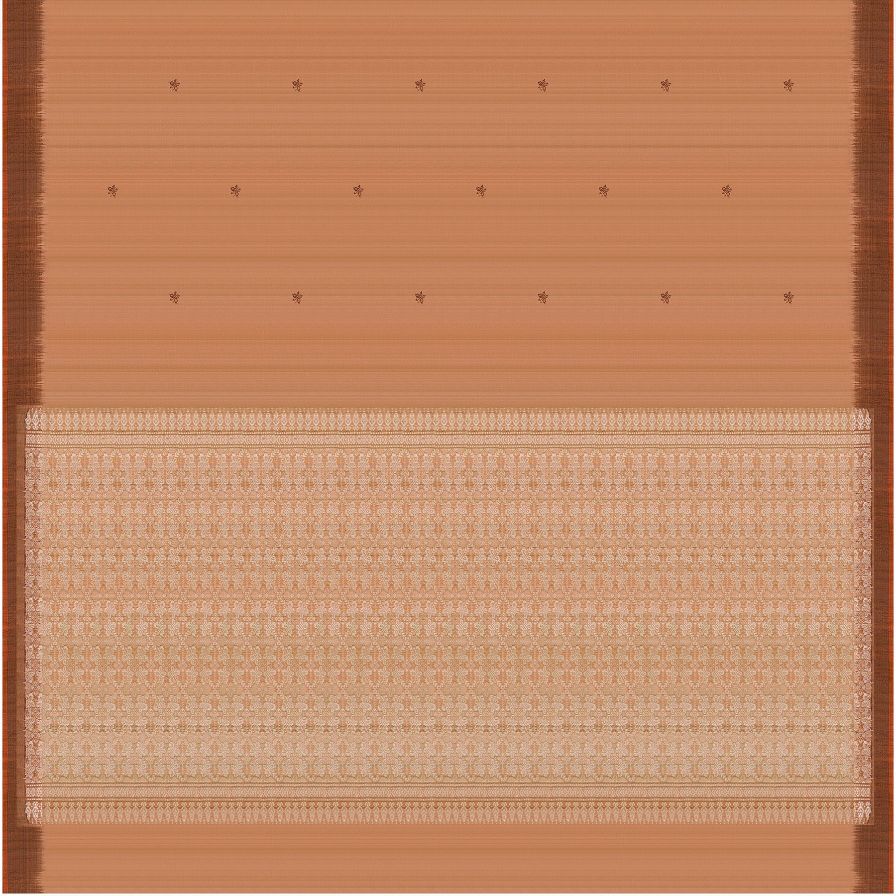 Vani Vrtti Tussore Silk Sari 25-015-HS002-00204 - Full View