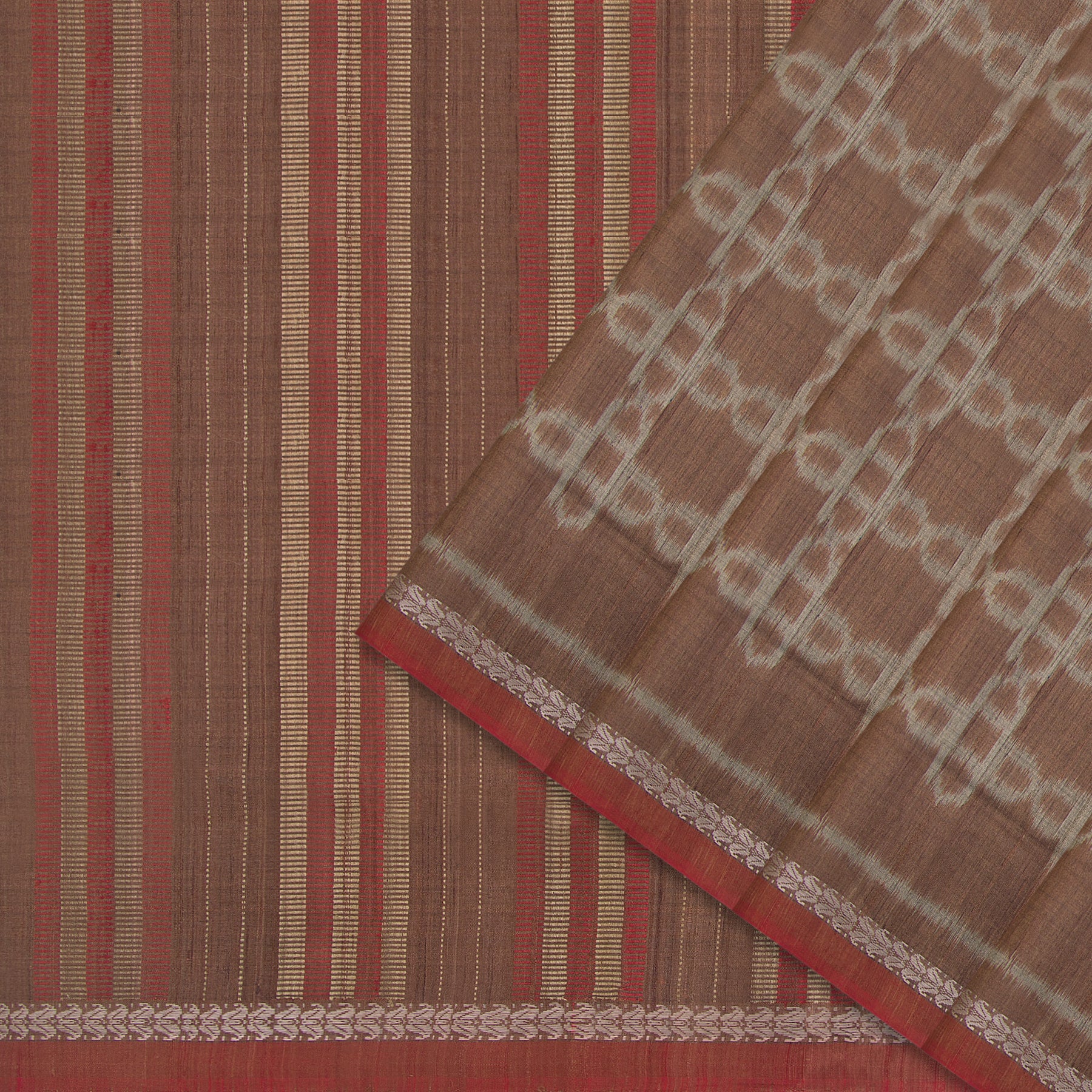 Vani Vrtti Tussore Silk Sari 25-015-HS002-00205 - Cover View