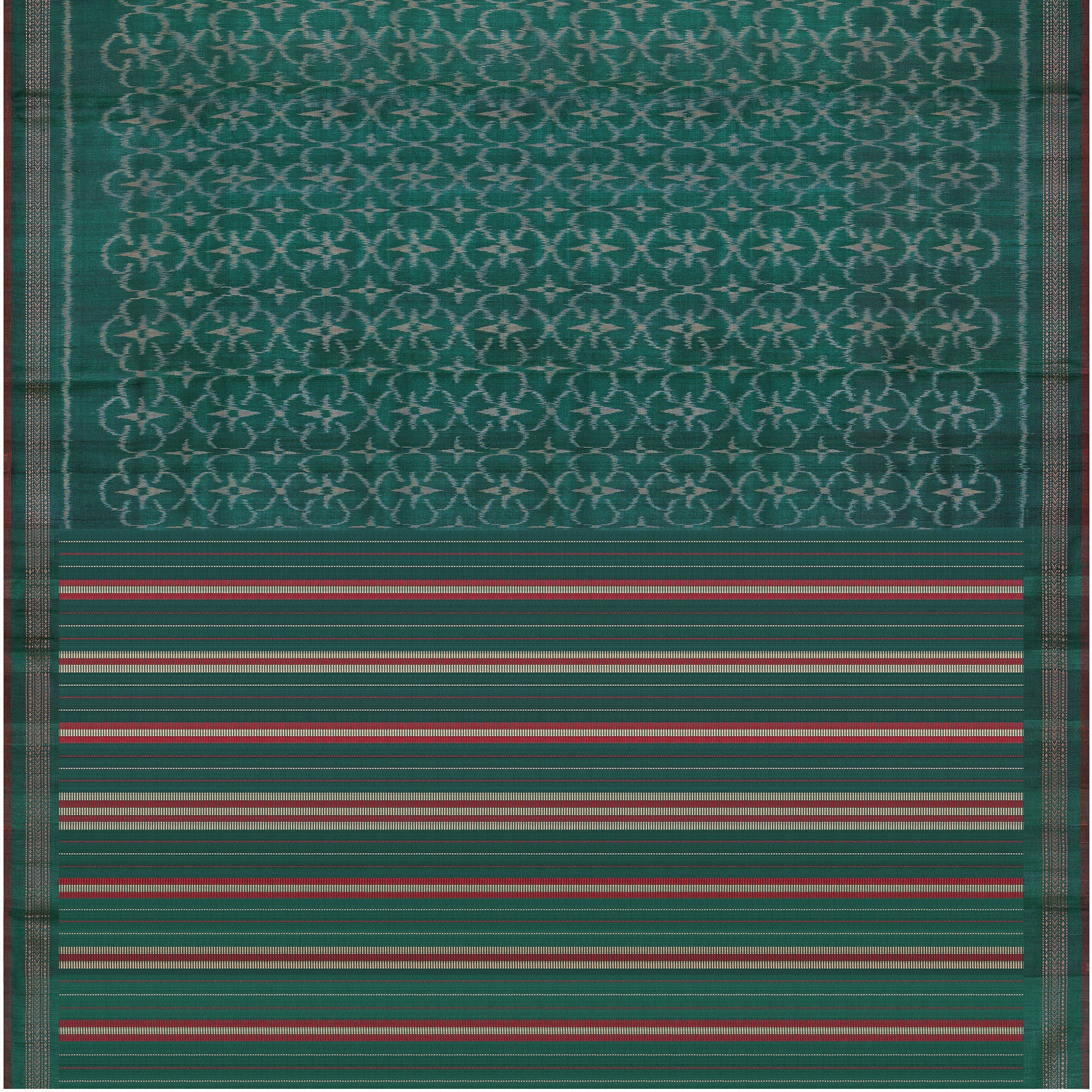 Vani Vrtti Tussore Silk Sari 25-015-HS002-00209 - Full View