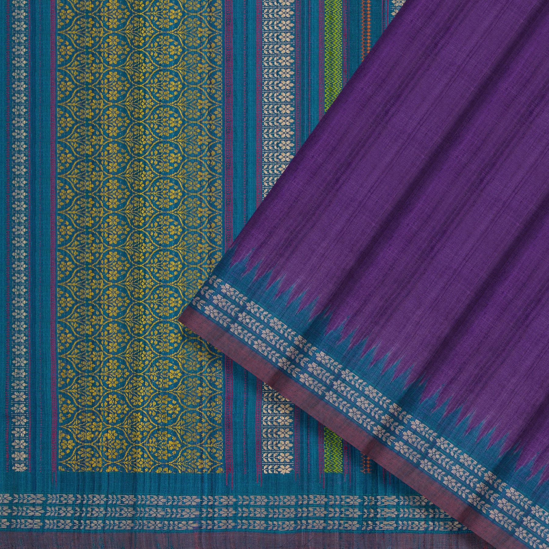 Vani Vrtti Tussore Silk Sari 25-015-HS002-00211 - Cover View