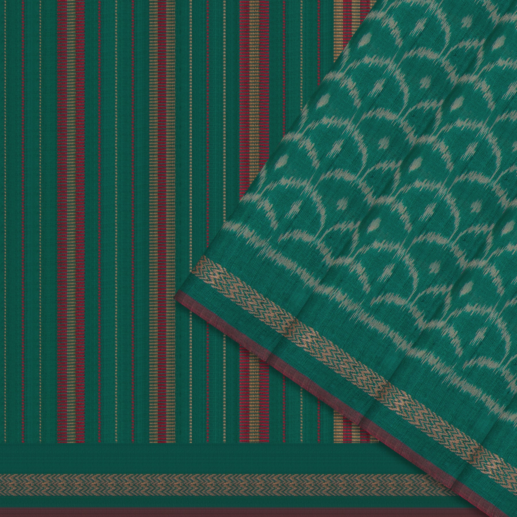 Vani Vrtti Tussore Silk Sari 25-015-HS002-00215 - Cover View