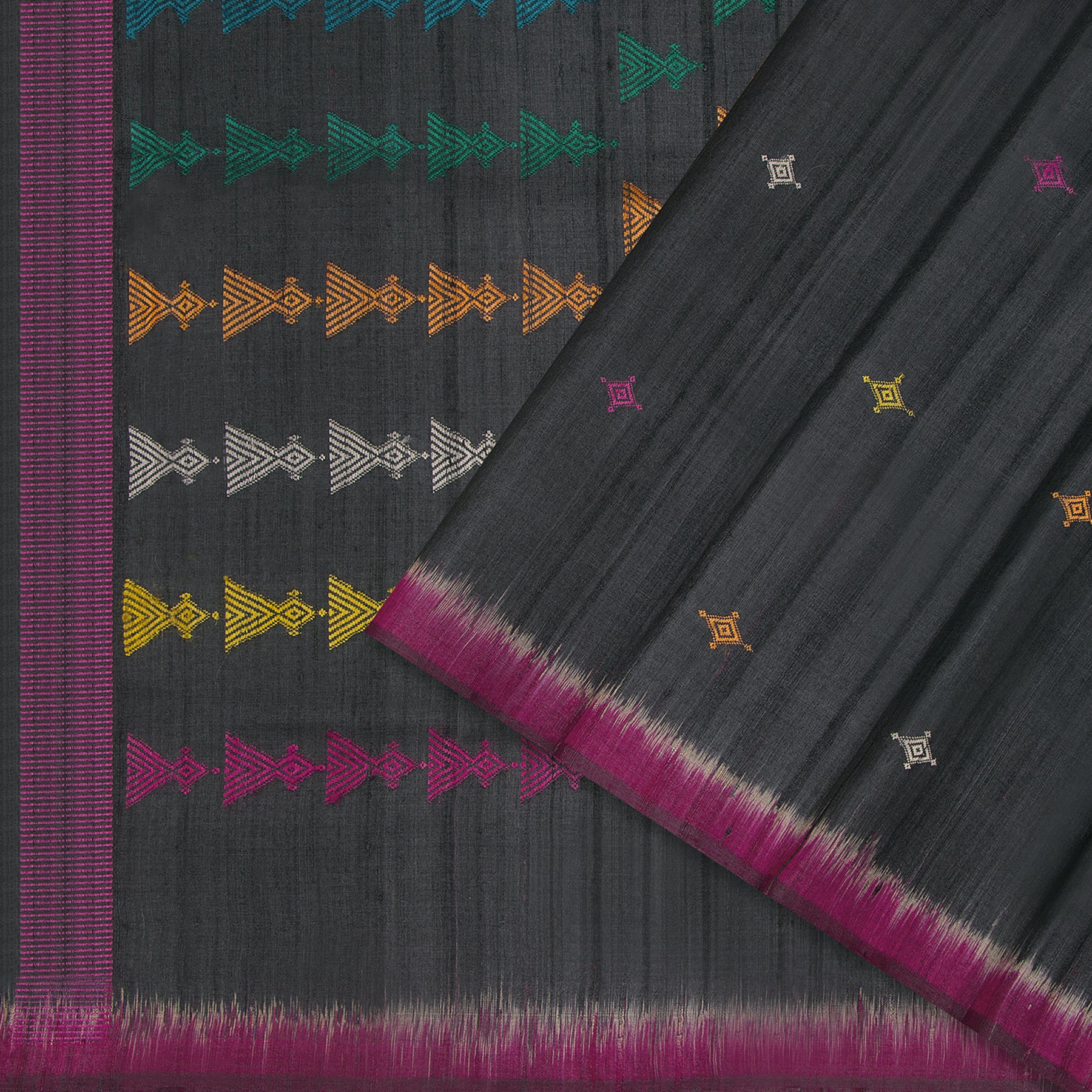 Vani Vrtti Tussore Silk Sari 25-015-HS002-00221 - Cover View