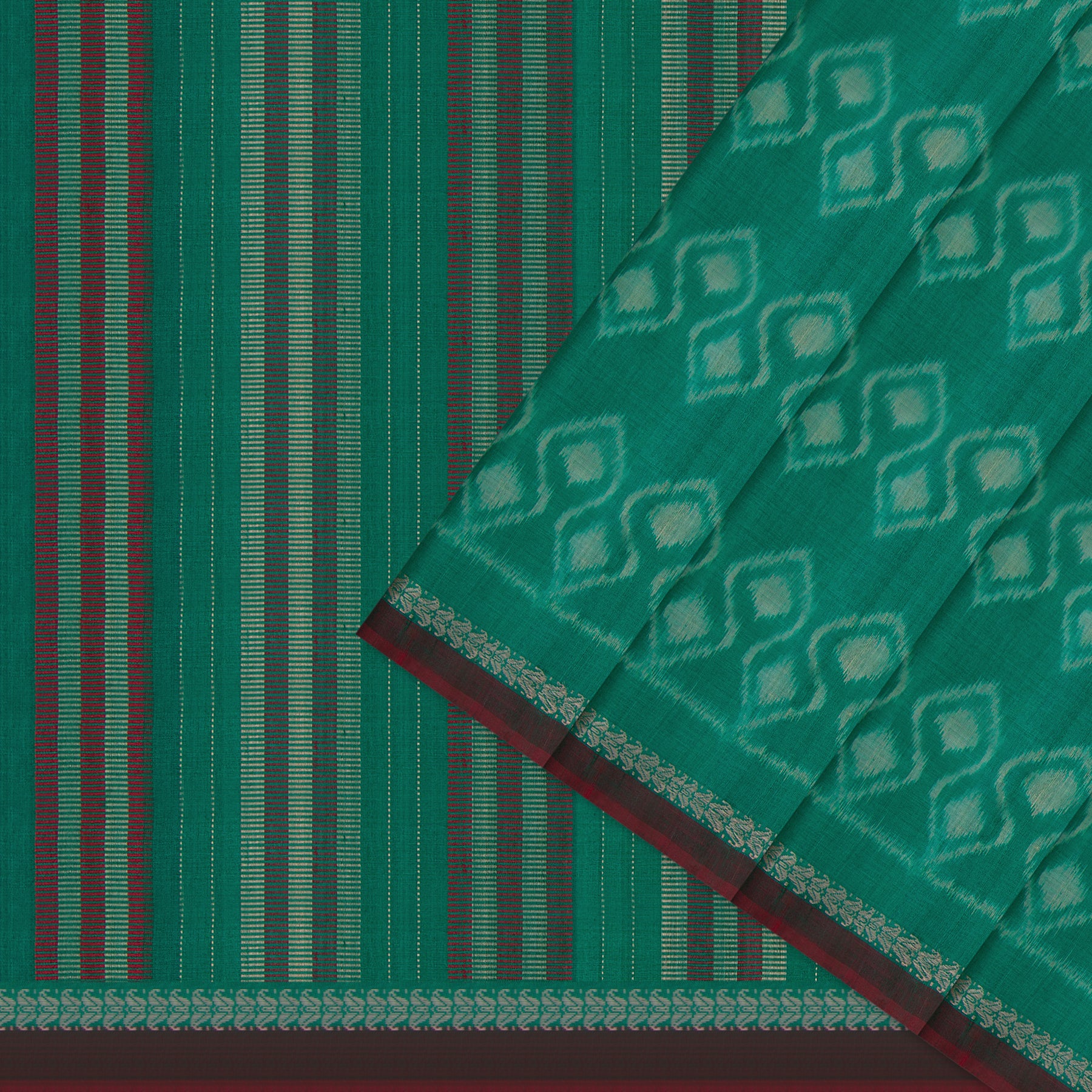 Vani Vrtti Tussore Silk Sari 25-015-HS002-00223 - Cover View