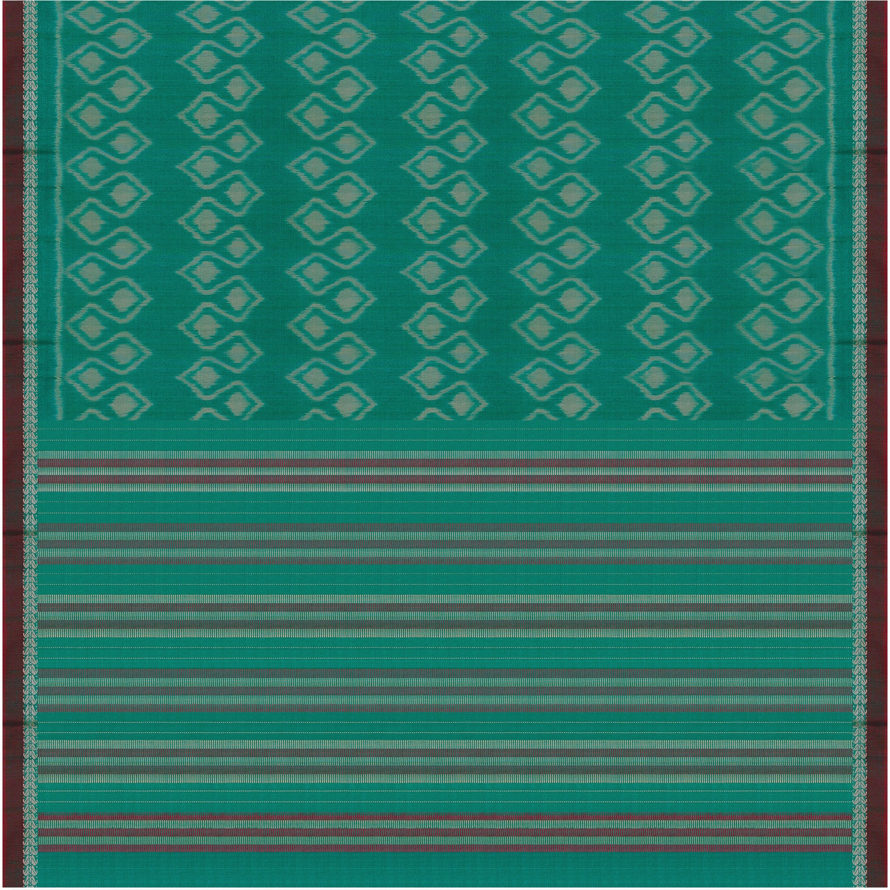 Vani Vrtti Tussore Silk Sari 25-015-HS002-00223 - Full View