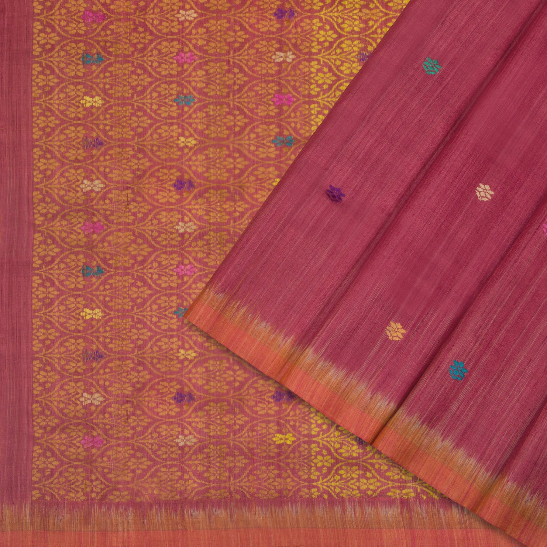 Vani Vrtti Tussore Silk Sari 25-015-HS002-00225 - Cover View