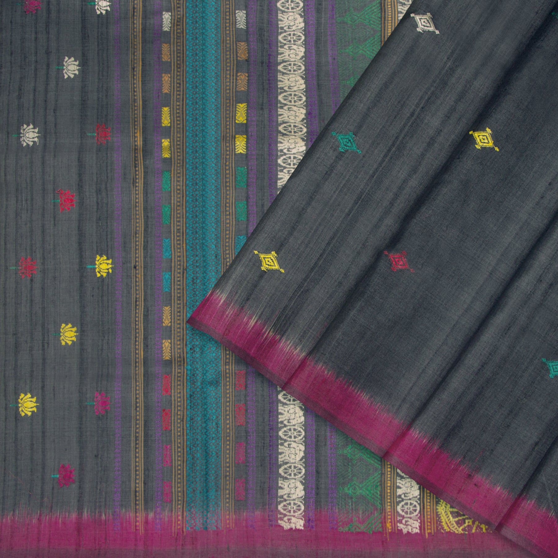 Vani Vrtti Tussore Silk Sari 25-015-HS002-00226 - Cover View