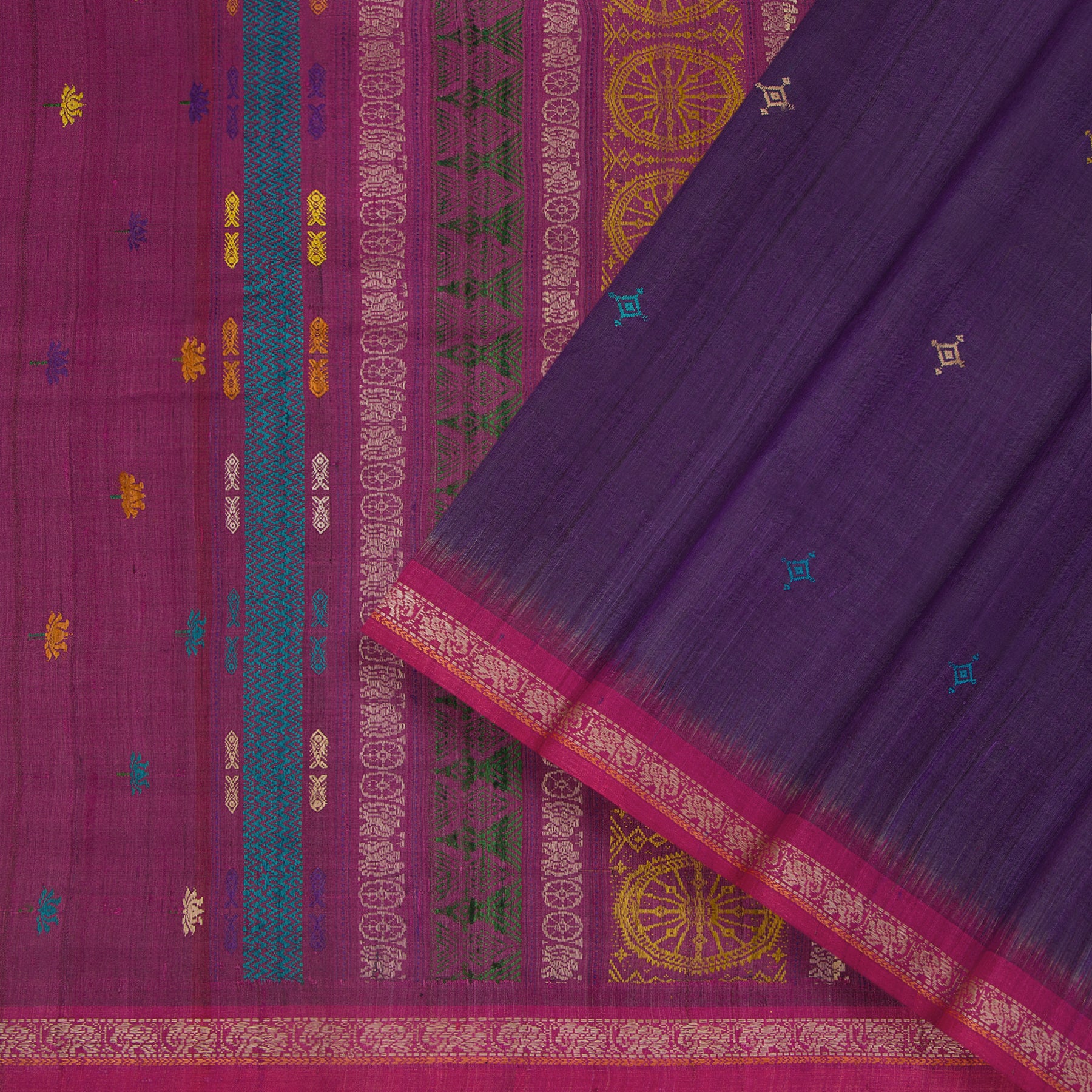 Vani Vrtti Tussore Silk Sari 25-015-HS002-00227 - Cover View