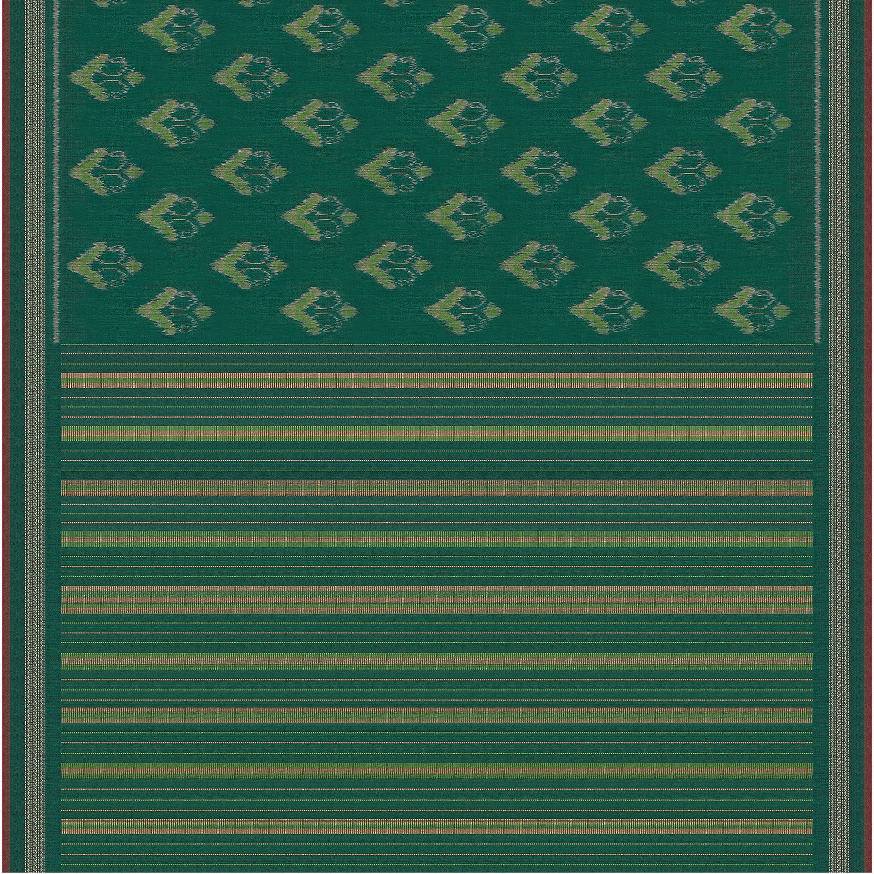 Vani Vrtti Tussore Silk Sari 25-015-HS002-00228 - Full View