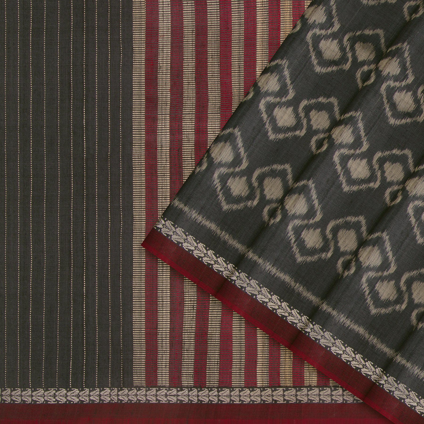 Vani Vrtti Tussore Silk Sari 25-015-HS002-00229 - Cover View