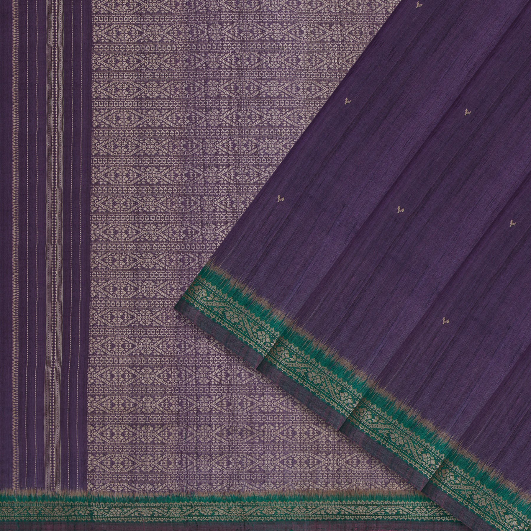 Vani Vrtti Tussore Silk Sari 25-015-HS002-00233 - Cover View