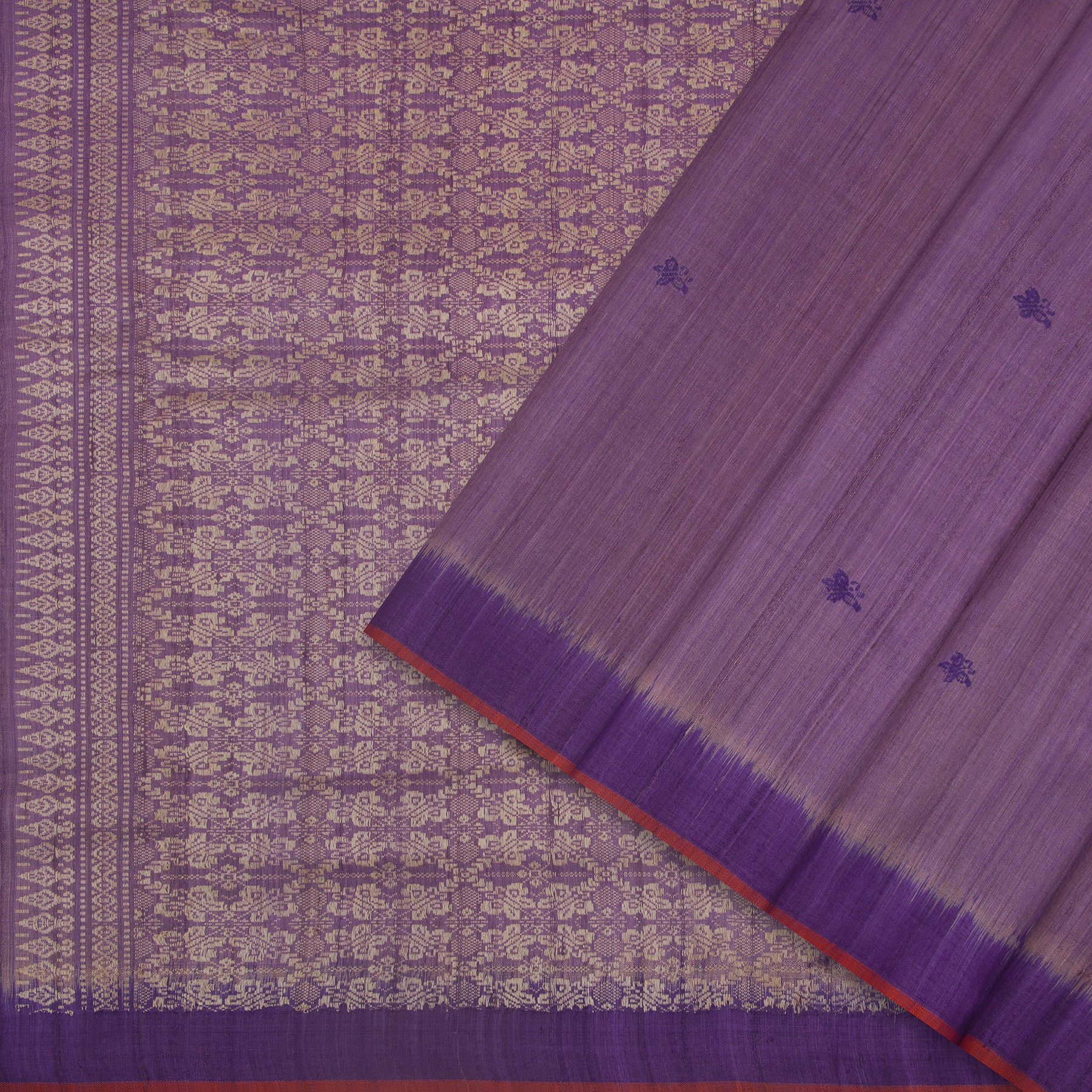 Vani Vrtti Tussore Silk Sari 25-015-HS002-00236 - Cover View