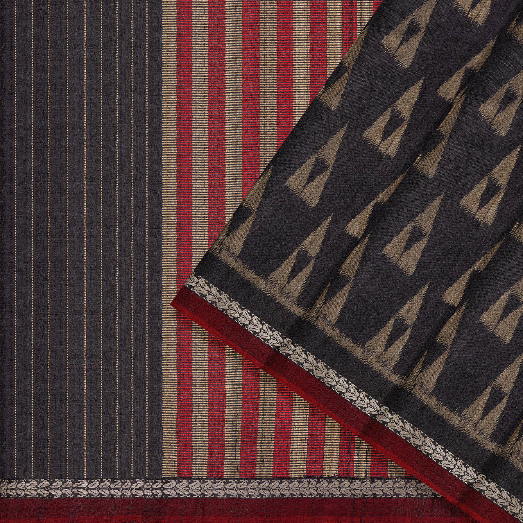 Vani Vrtti Tussore Silk Sari 25-015-HS002-00240 - Cover View