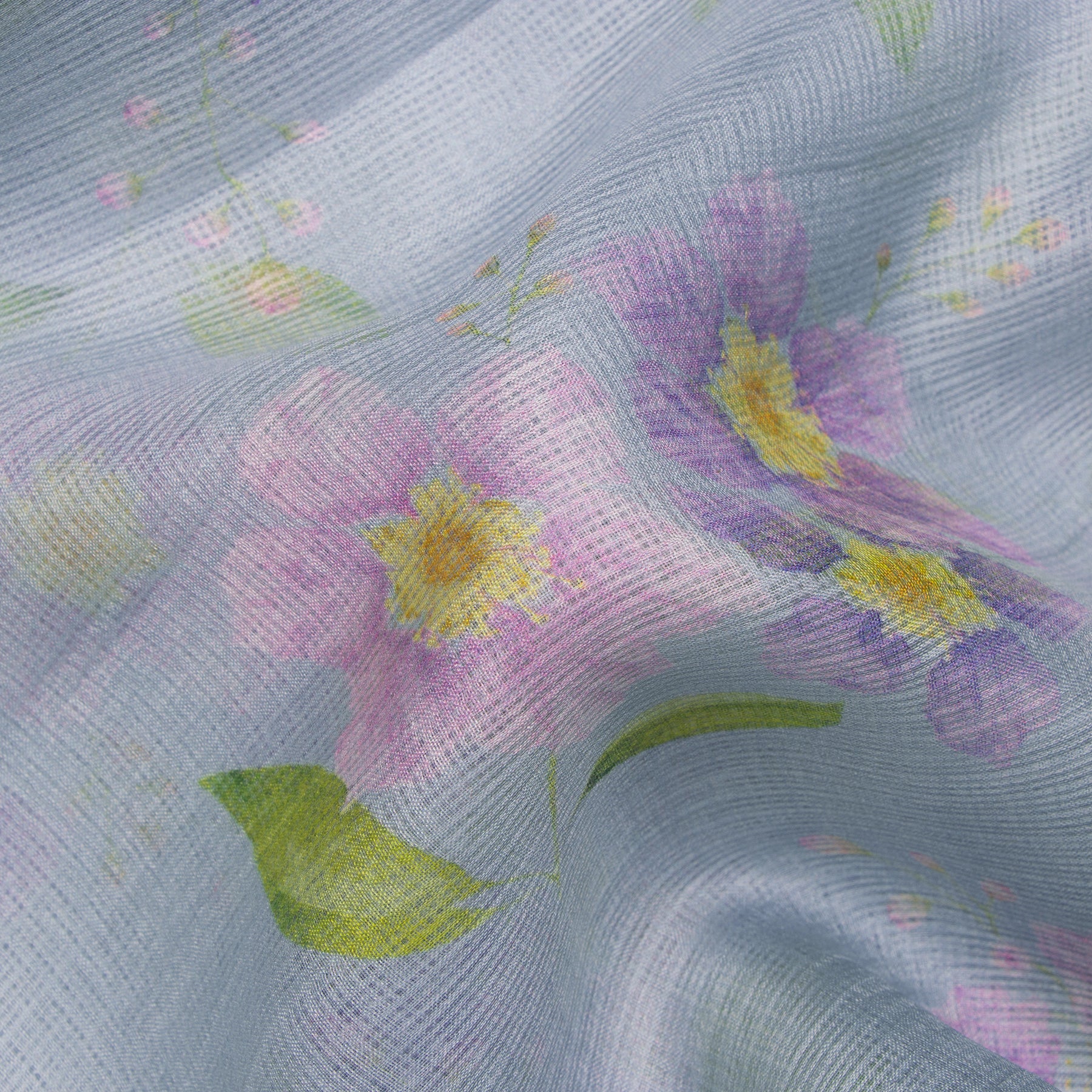 Nadiya Paar Silk Sari 25-016-HS002-00035 - Fabric View