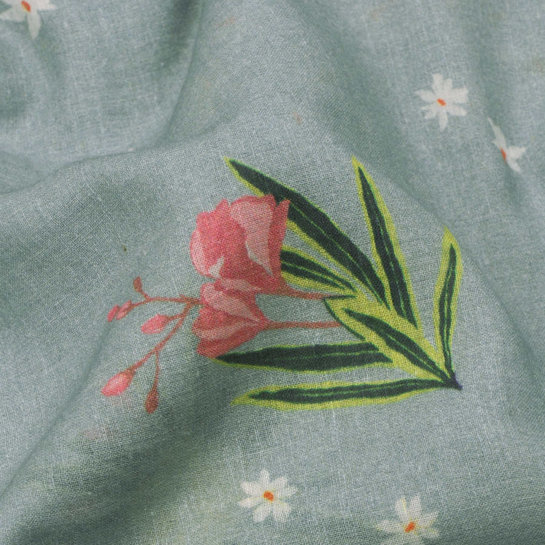 Nadiya Paar Cotton Sari 25-016-HS003-00044 - Fabric View