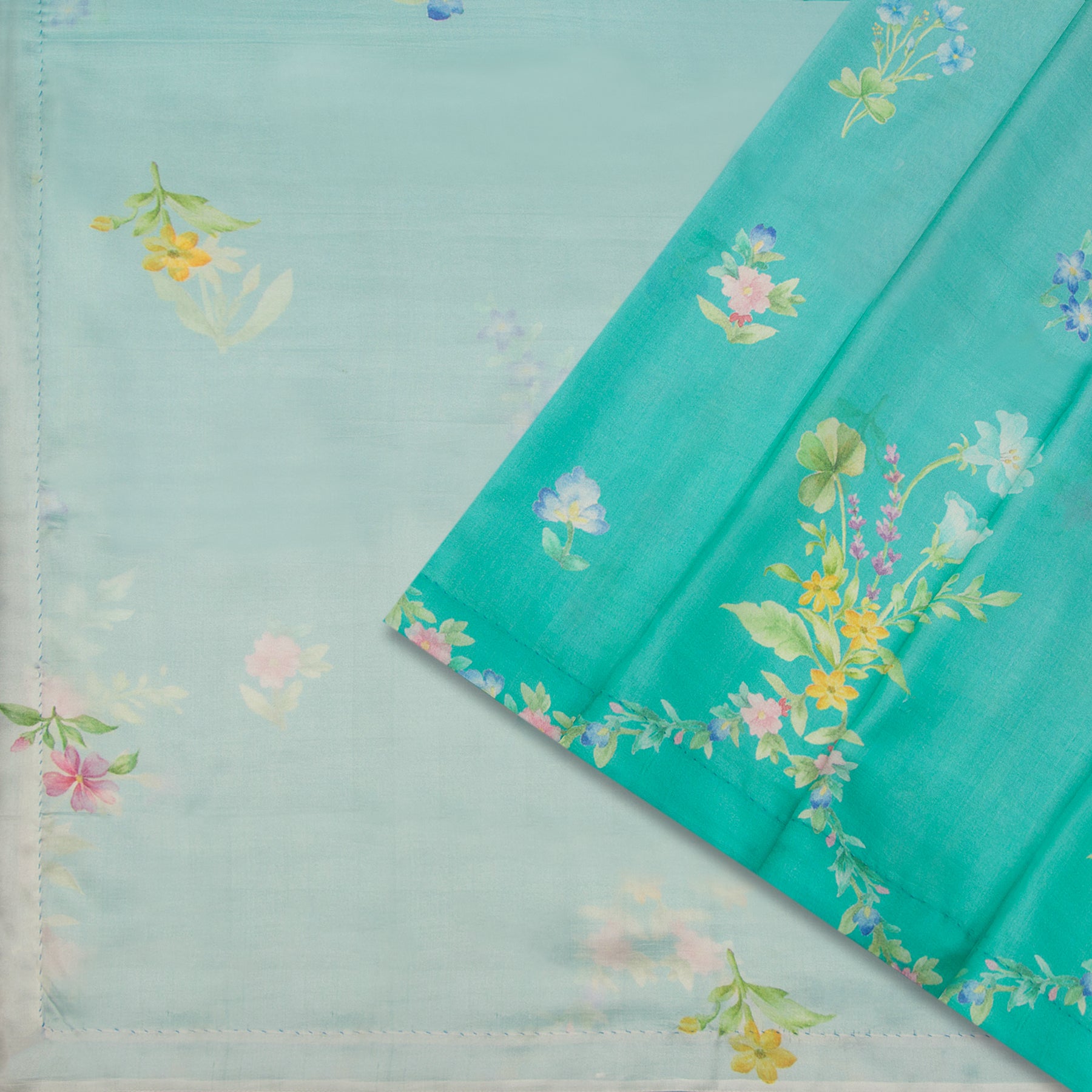 Nadiya Paar Mixed Material Sari 25-016-HS004-00058 - Cover View
