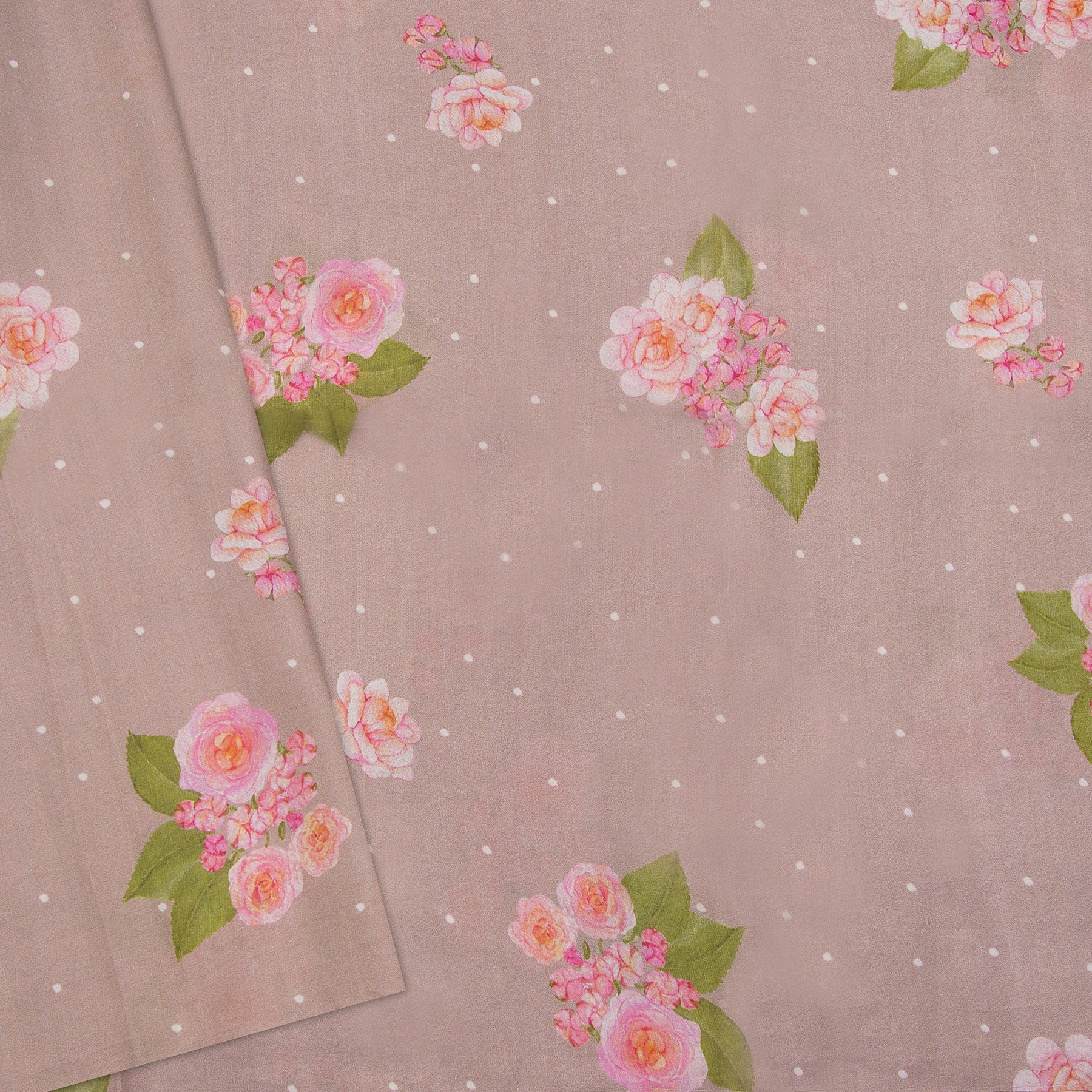 Nadiya Paar Mixed Material Sari 25-016-HS004-00065 - Blouse View