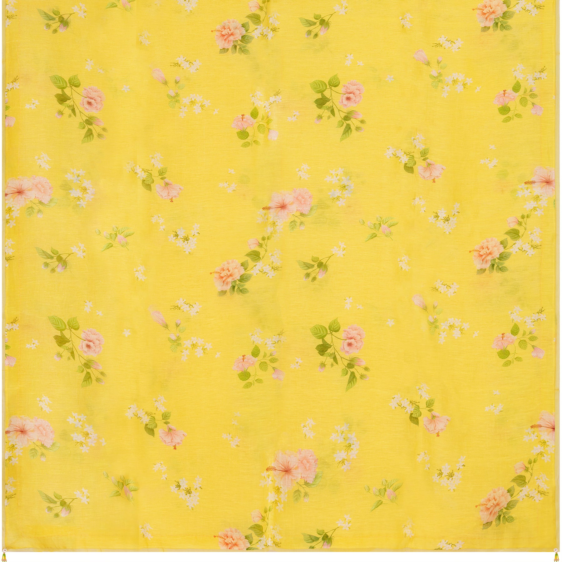 Nadiya Paar Linen Sari 25-016-HS004-00077 - Full View