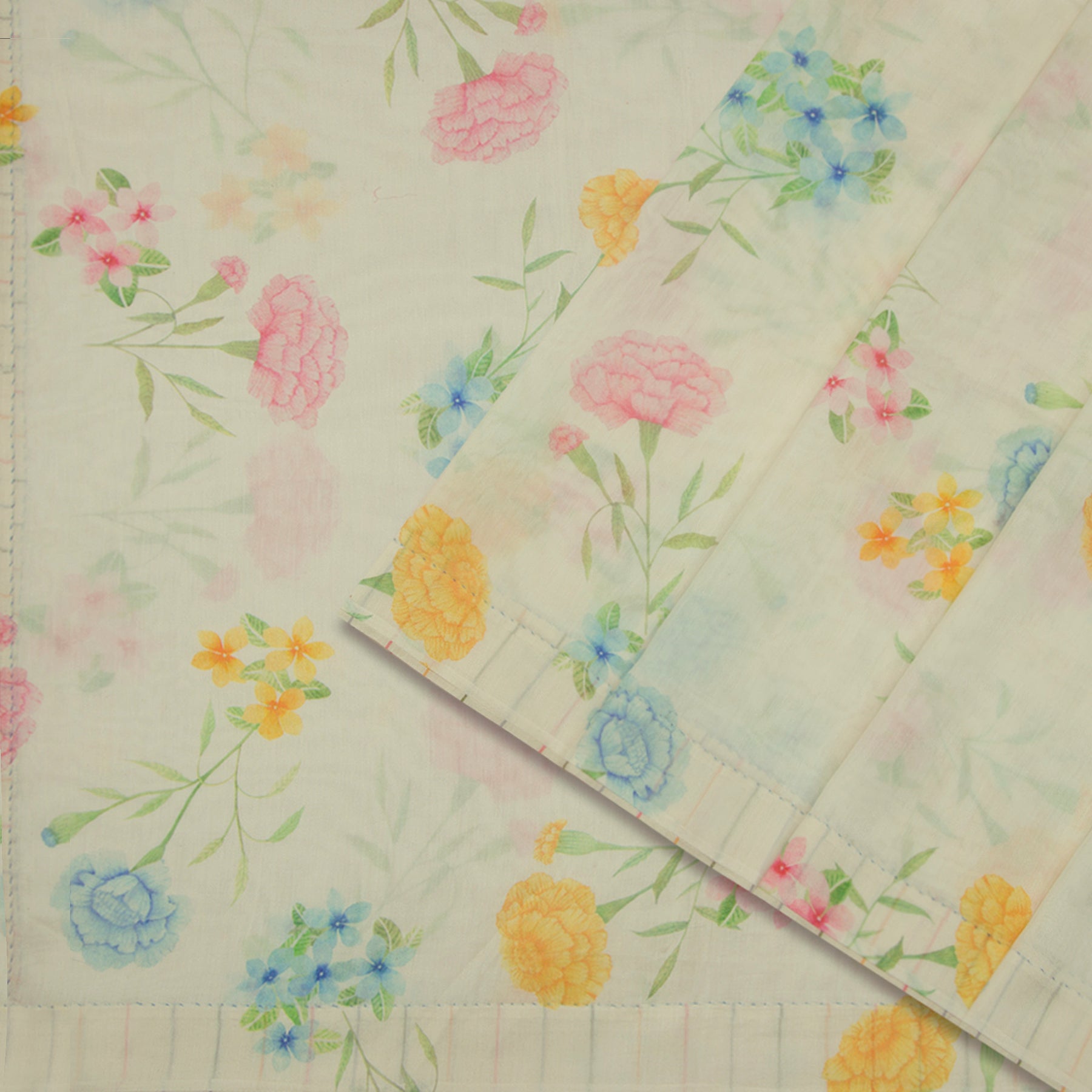 Nadiya Paar Chanderi Silk/Cotton Sari 25-016-HS005-00026 - Cover View