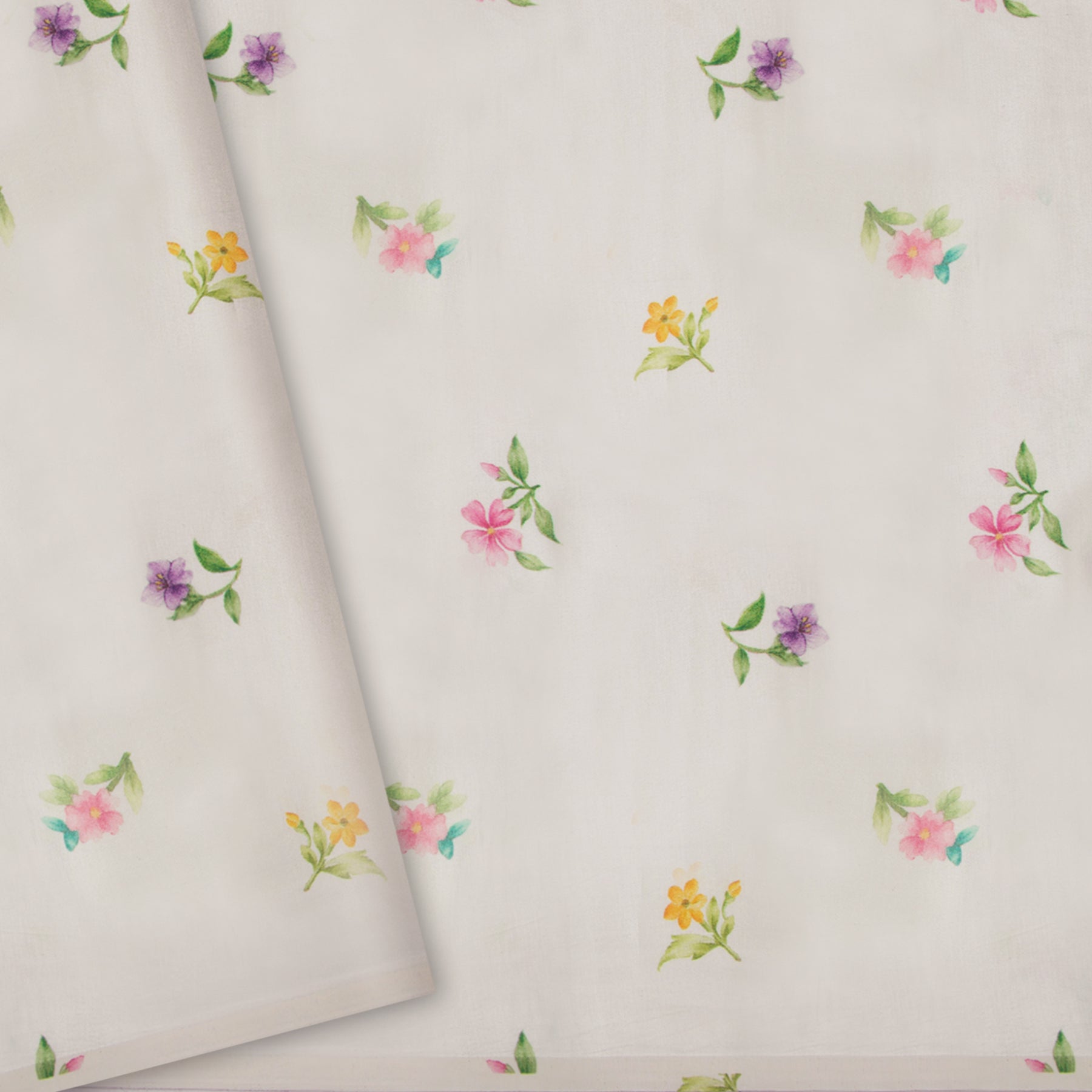 Nadiya Paar Chanderi Silk/Cotton Sari 25-016-HS005-00028 - Blouse View