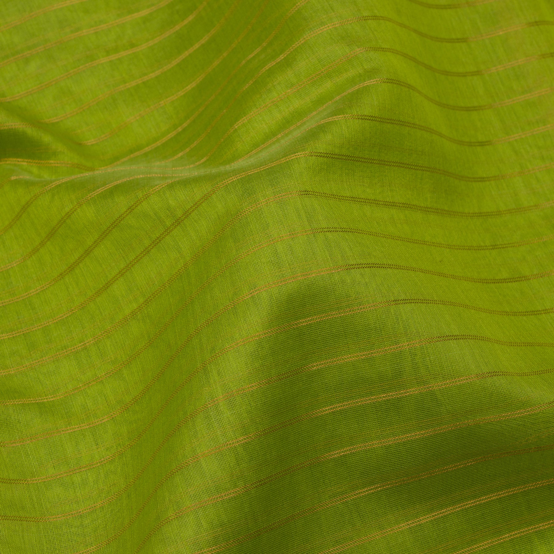 Nadiya Paar Chanderi Silk/Cotton Sari 25-016-HS005-00082 - Fabric View