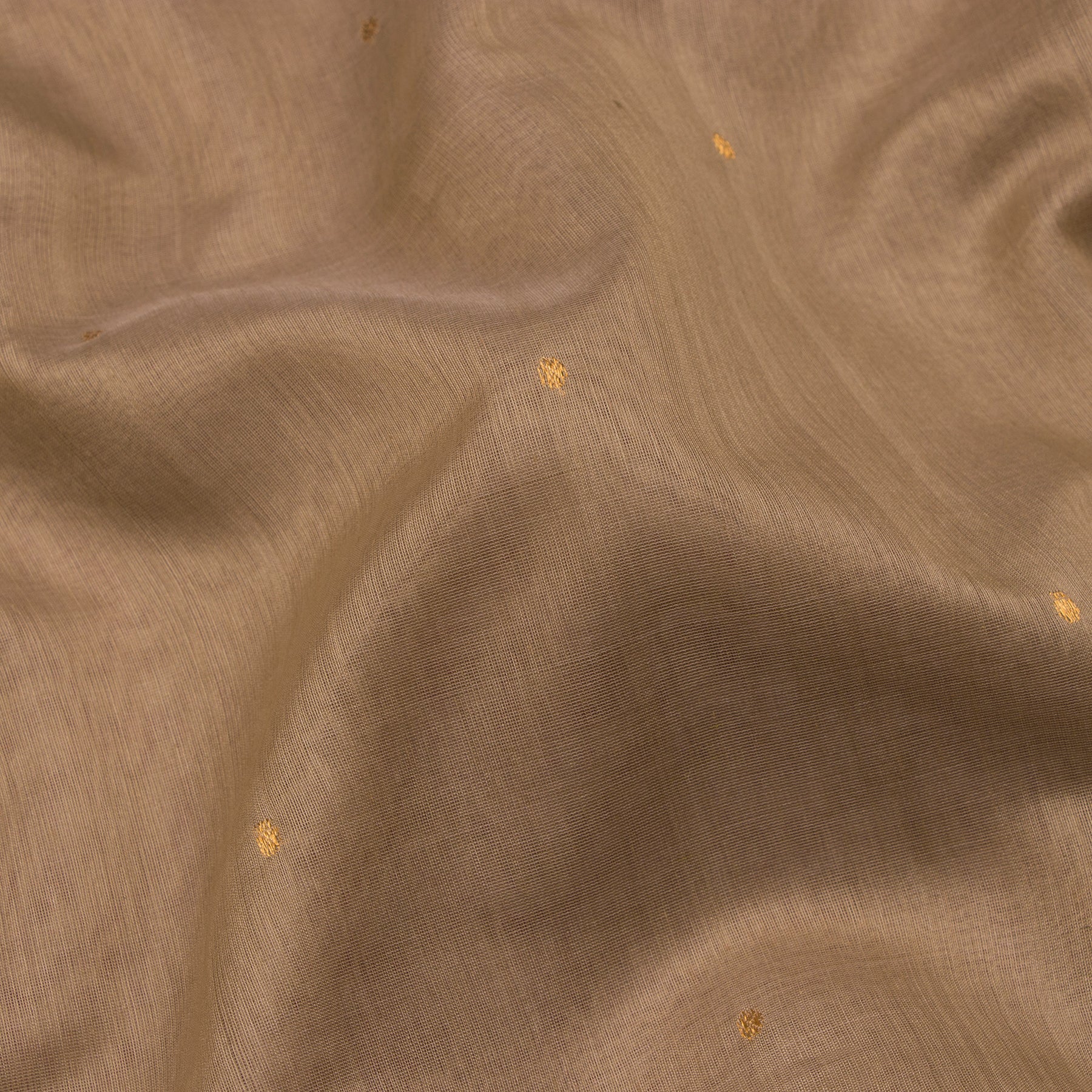 Nadiya Paar Chanderi Silk/Cotton Sari 25-016-HS005-00085 - Fabric View