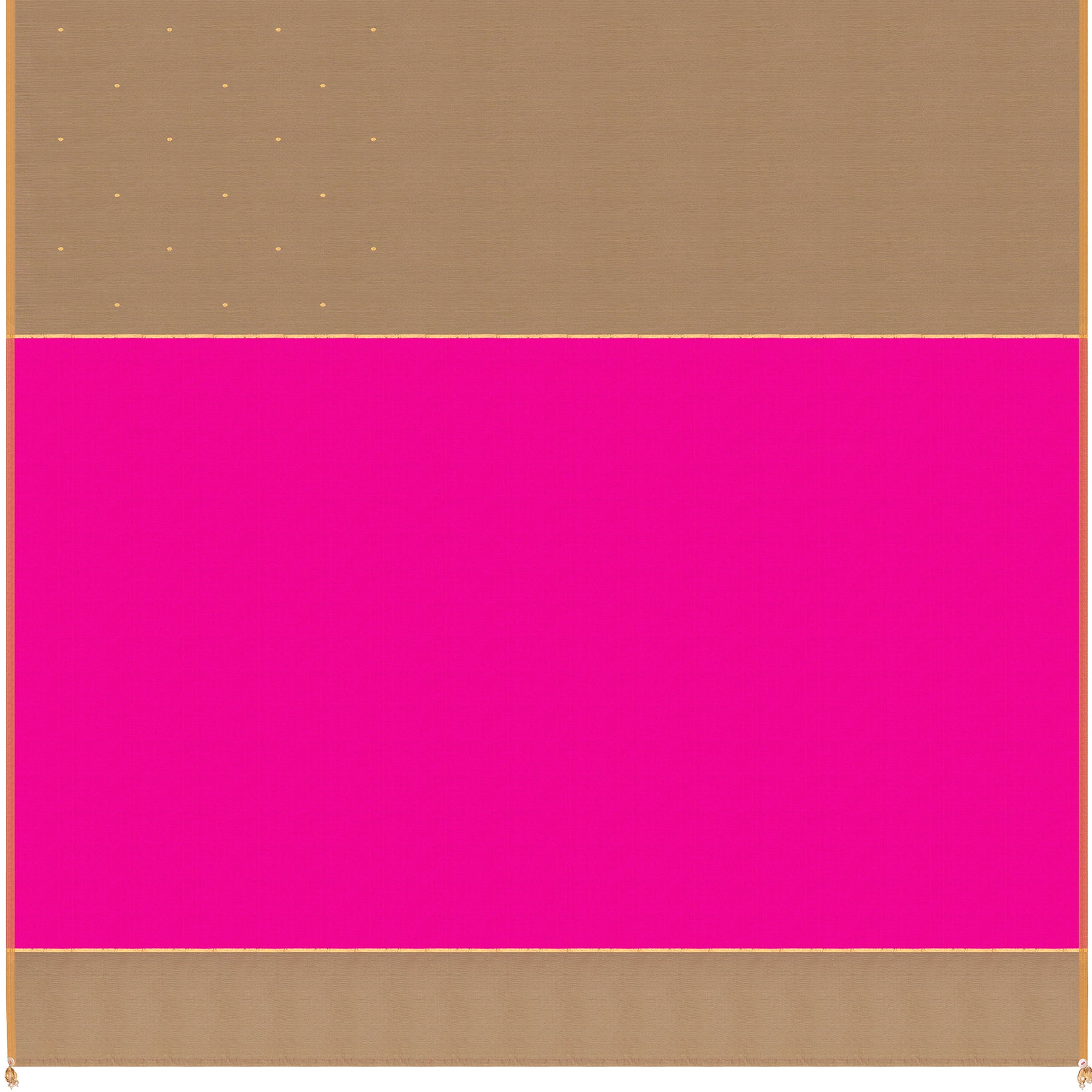 Nadiya Paar Chanderi Silk/Cotton Sari 25-016-HS005-00085 - Full View