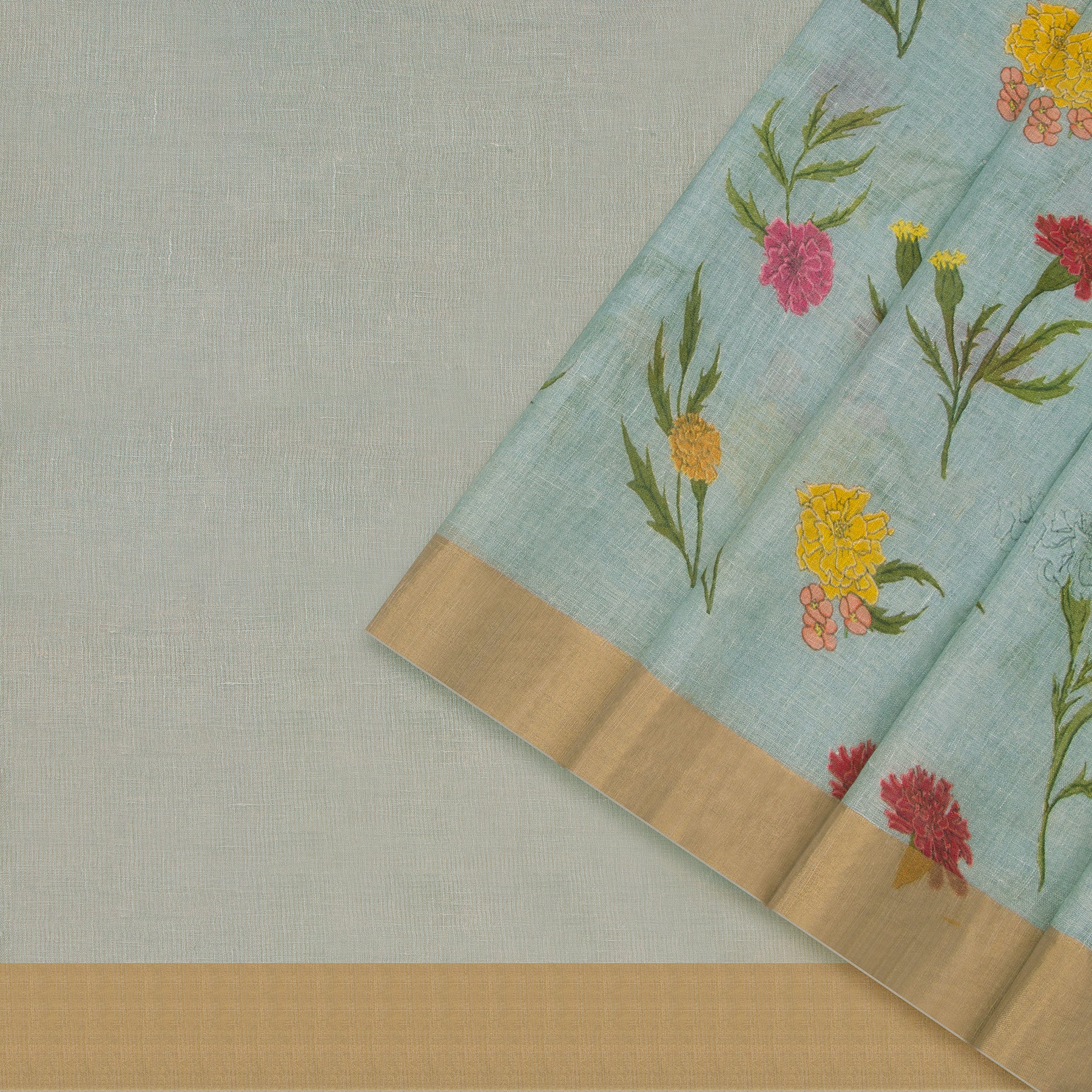 Nadiya Paar Linen Sari 25-016-HS006-00069 - Cover View