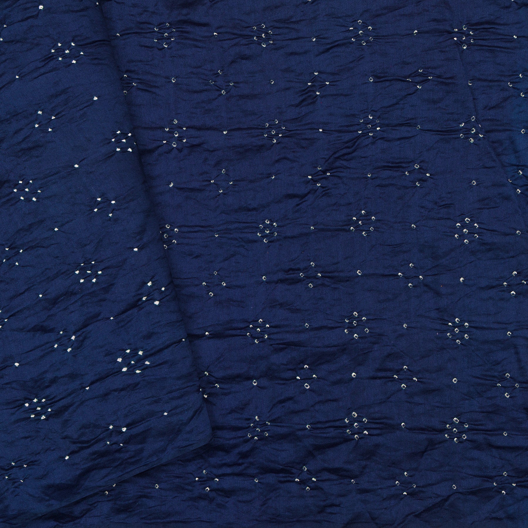 Neelgar Bandhani Mixed Material Sari 25-026-HS004-00009 - Blouse View