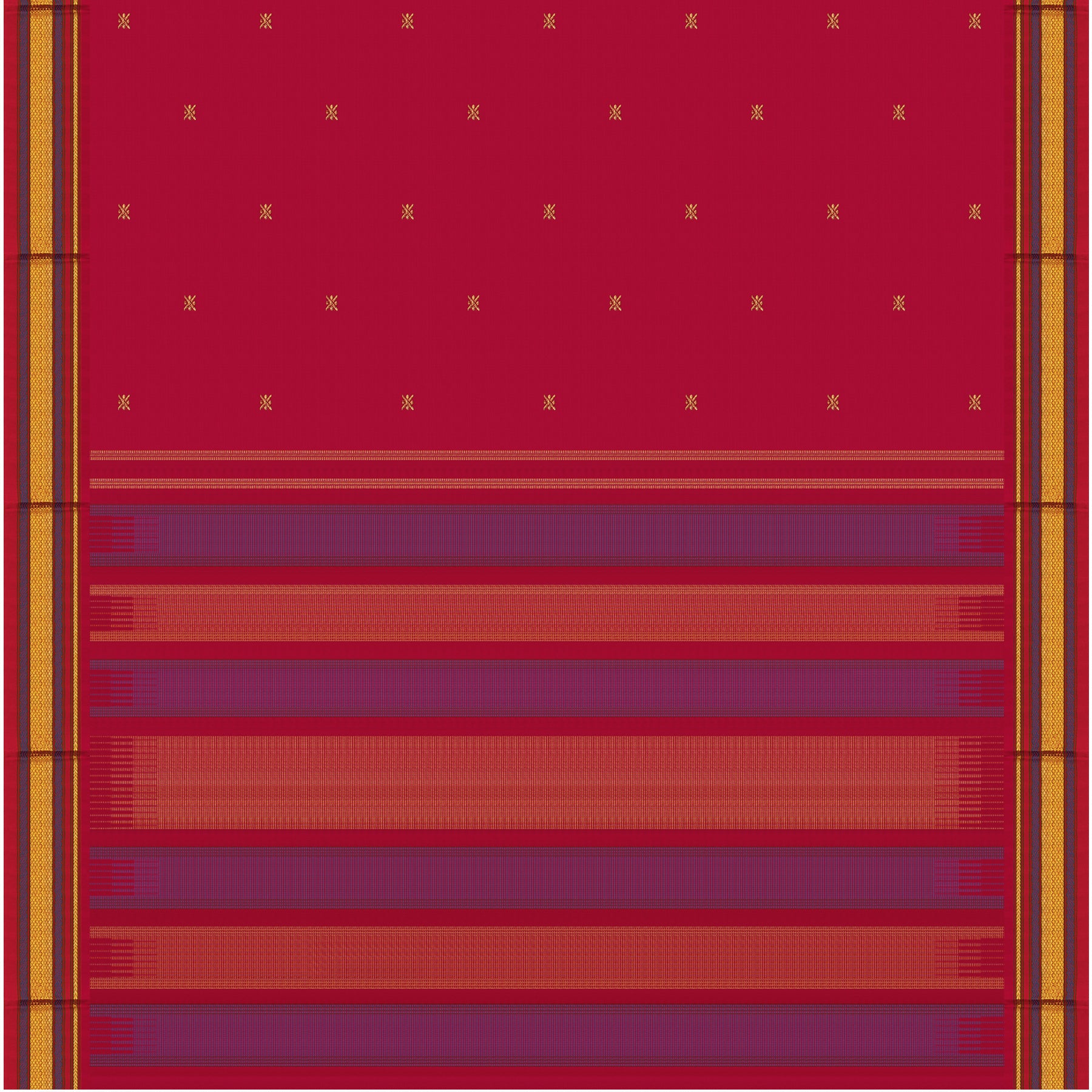 Kanakavalli Kanjivaram Silk Sari 25-040-HS001-00197 - Full View