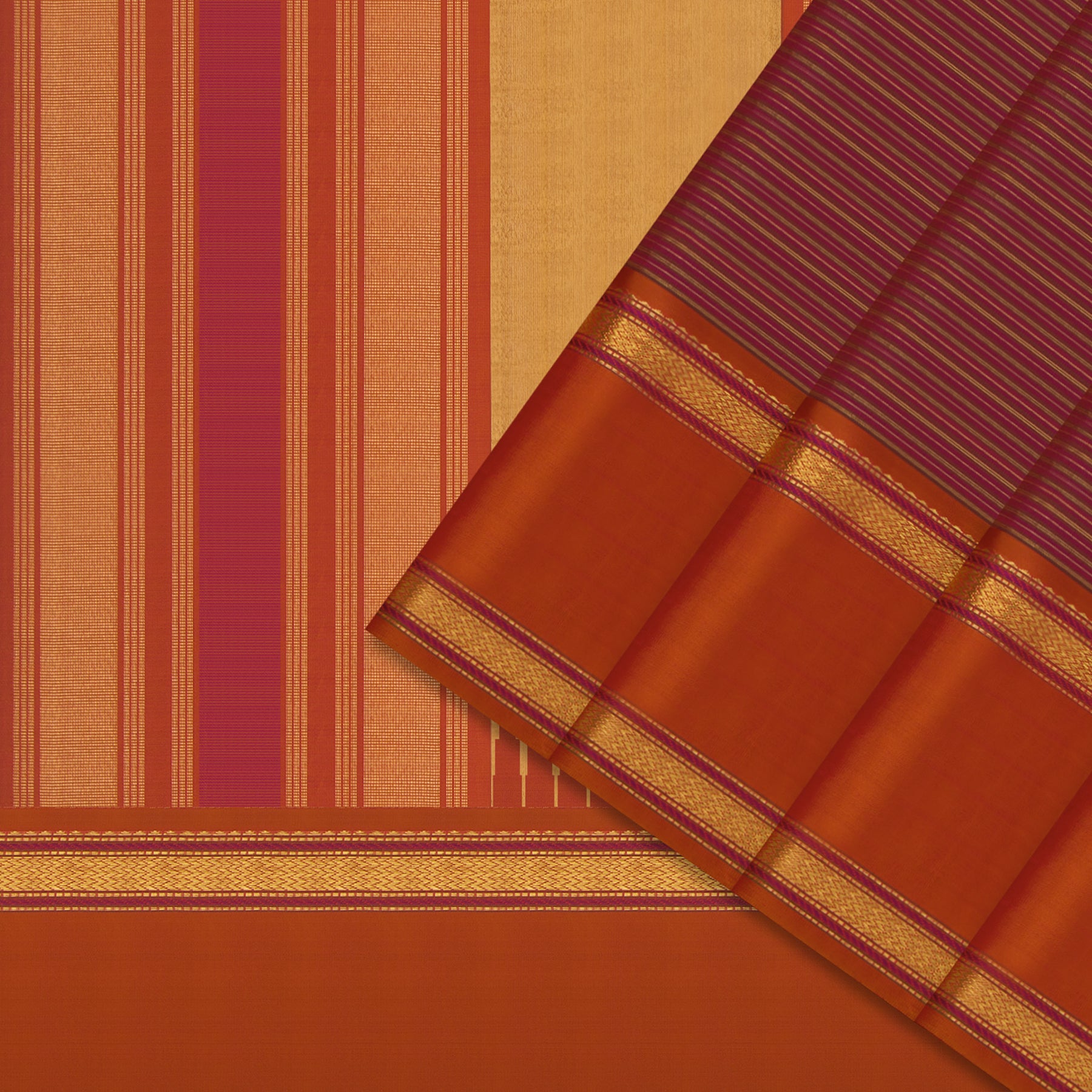 Kanakavalli Kanjivaram Silk Sari 25-040-HS001-00217 - Cover View