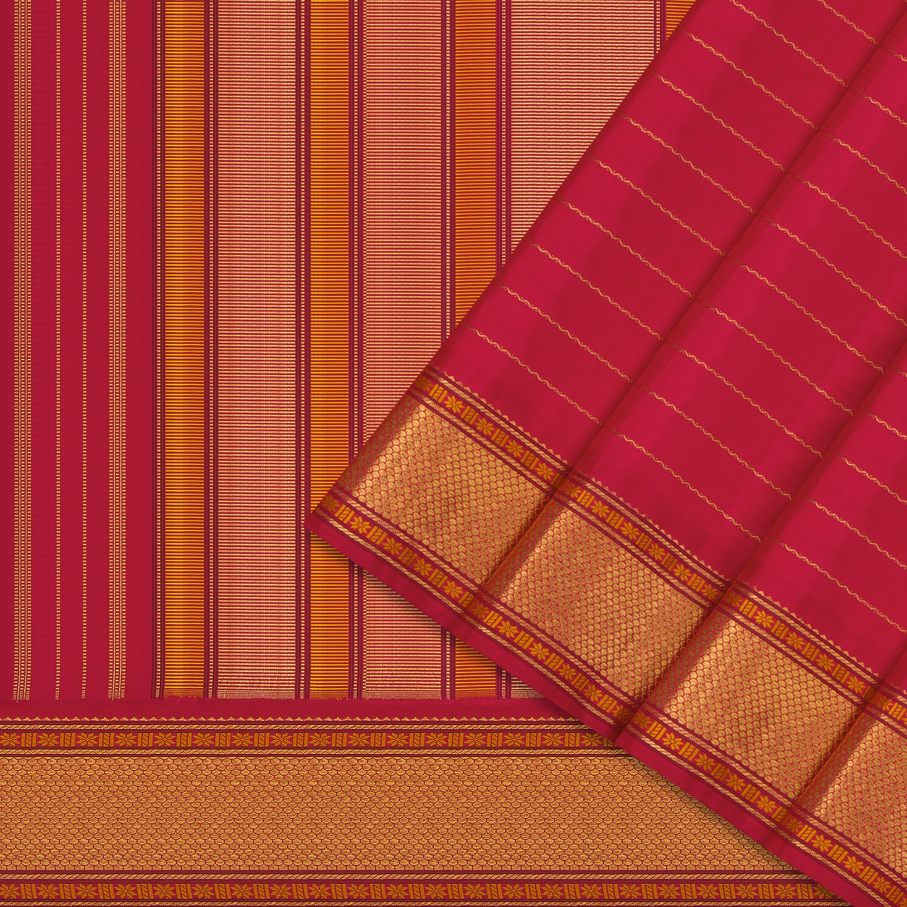 Kanakavalli Kanjivaram Silk Sari 25-040-HS001-00224 - Cover View