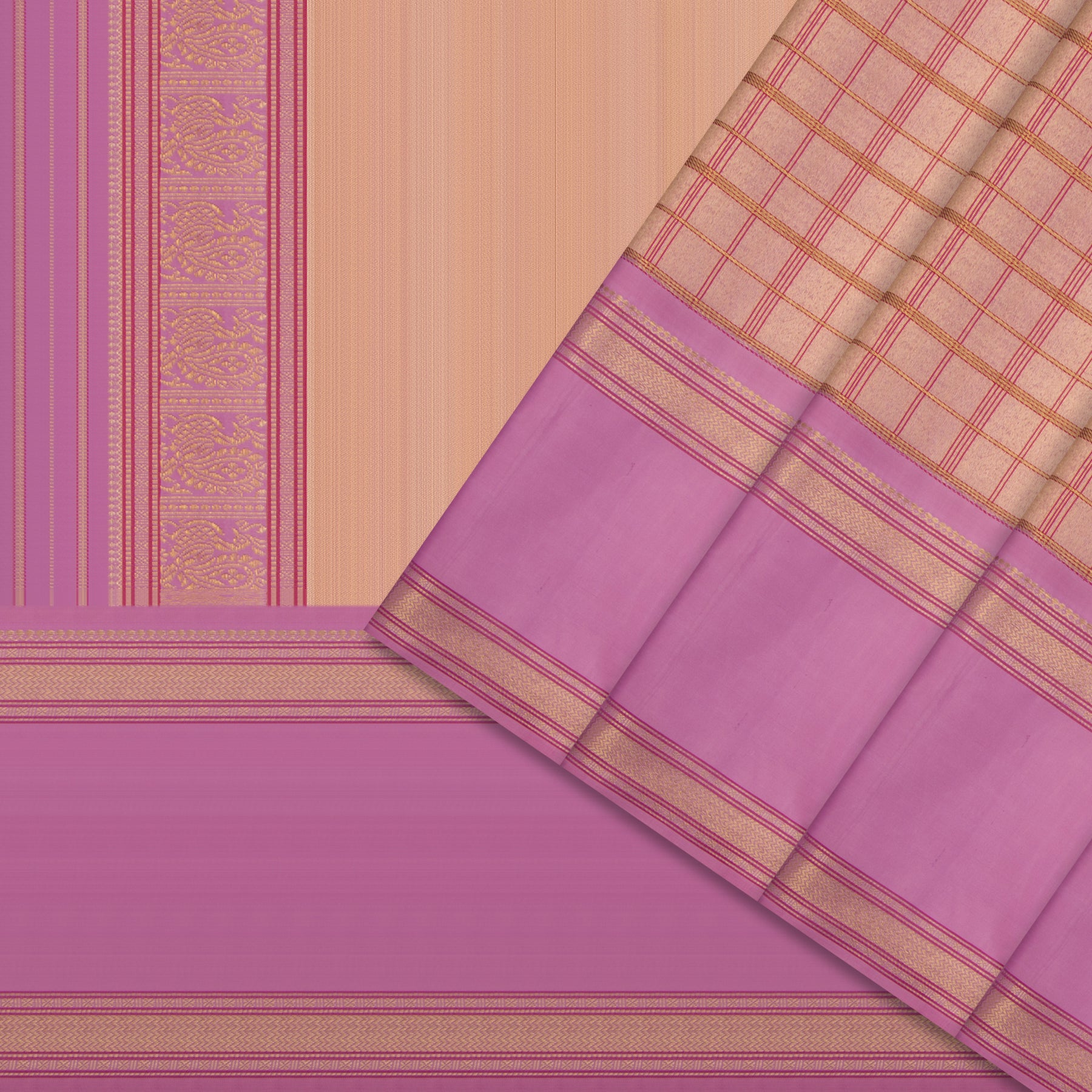 Kanakavalli Kanjivaram Silk Sari 25-040-HS001-00240 - Cover View