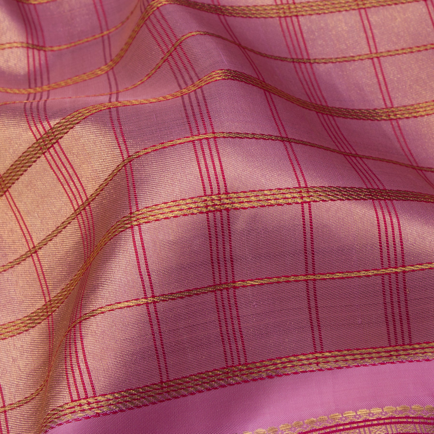 Kanakavalli Kanjivaram Silk Sari 25-040-HS001-00240 - Fabric View