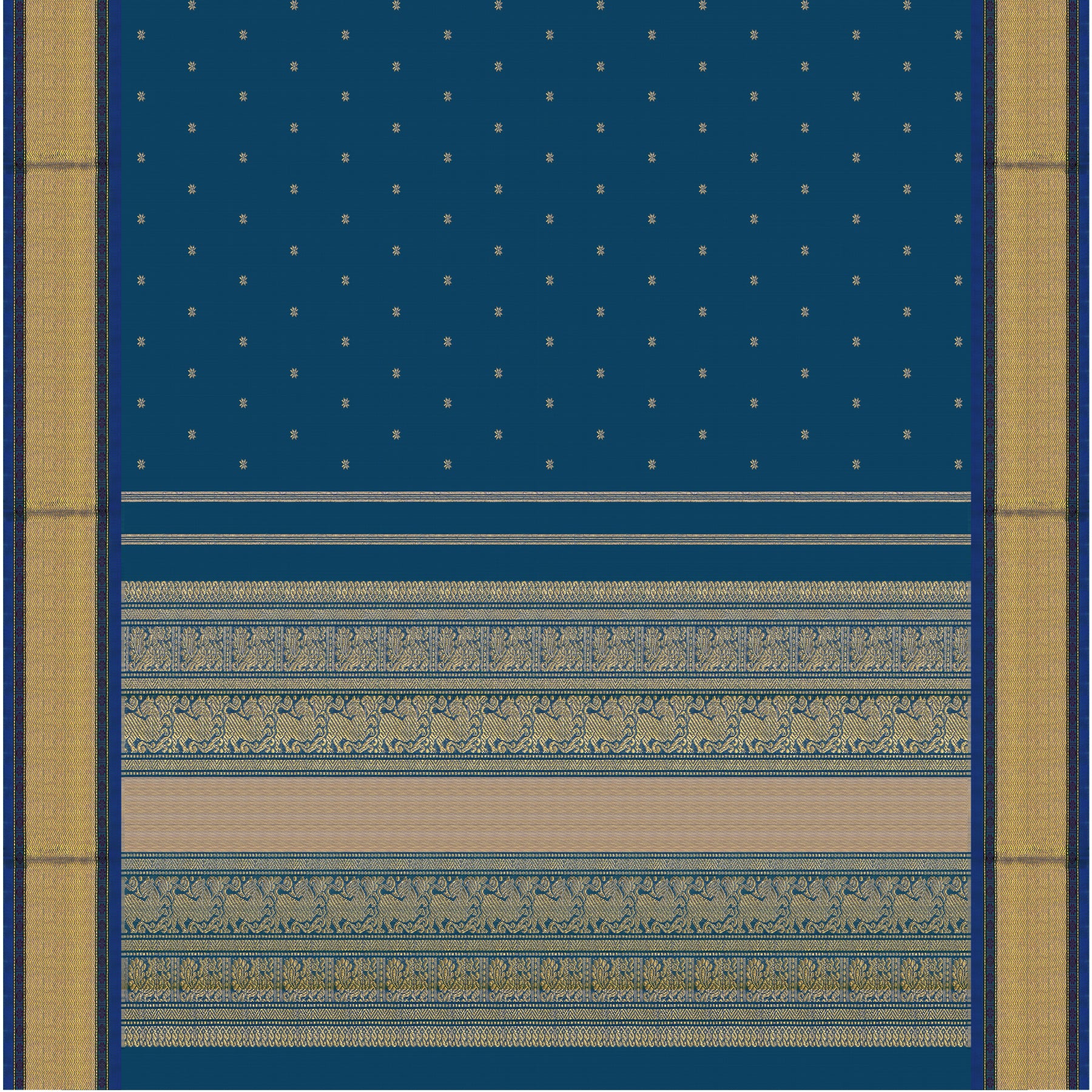 Kanakavalli Kanjivaram Silk Sari 25-040-HS001-02280 - Full View
