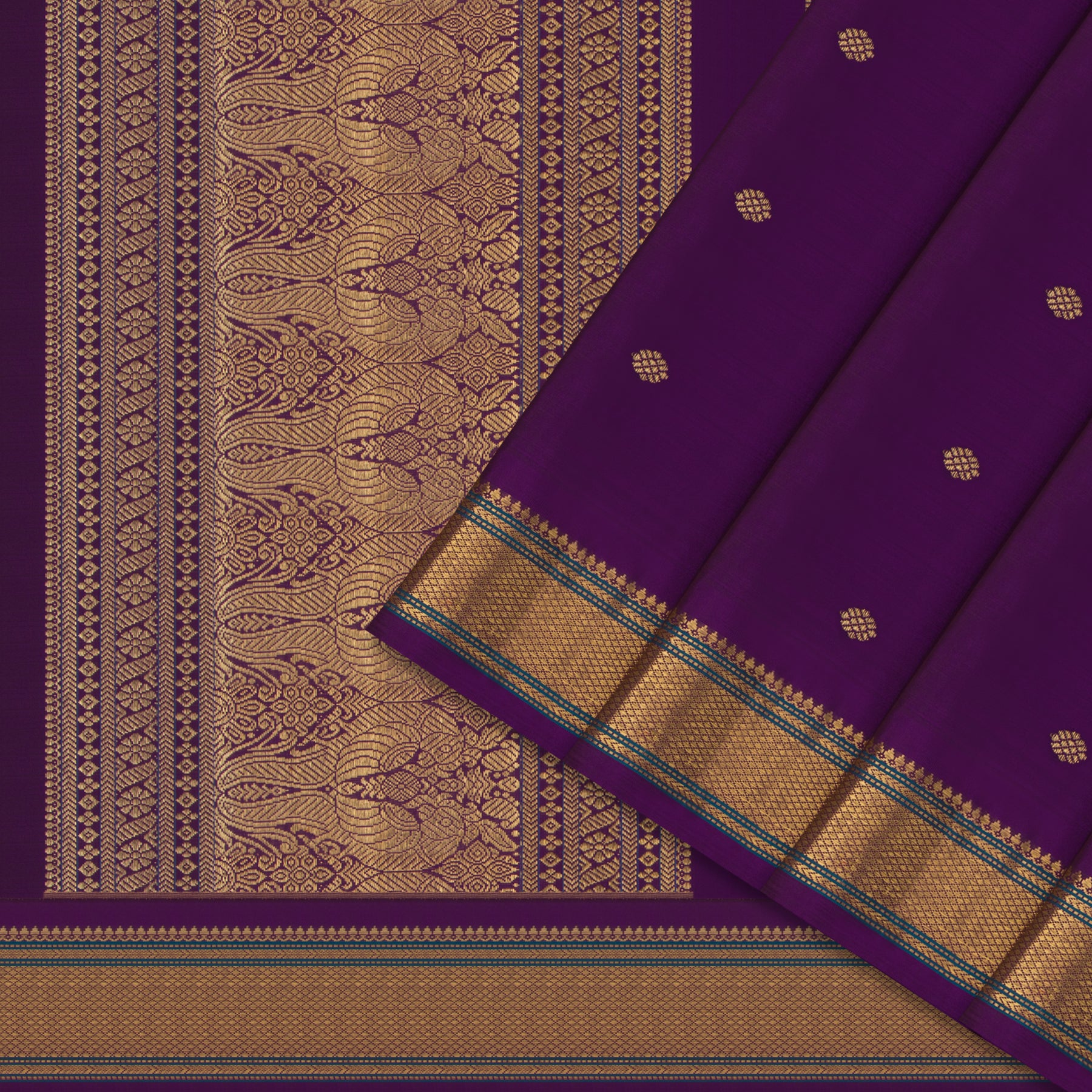 Kanakavalli Kanjivaram Silk Sari 25-040-HS001-02282 - Cover View