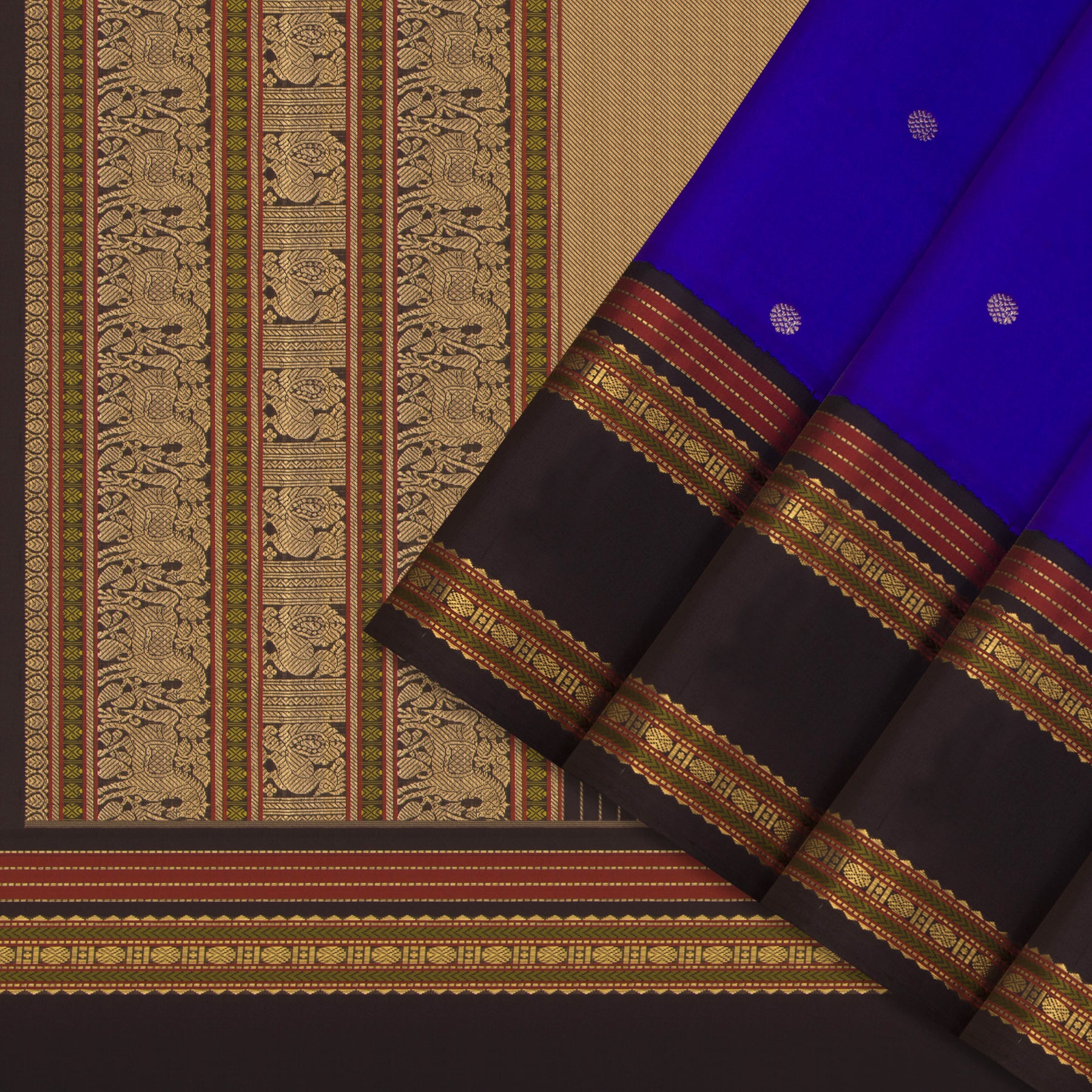 Kanakavalli Kanjivaram Silk Sari 25-040-HS001-02313 - Cover View